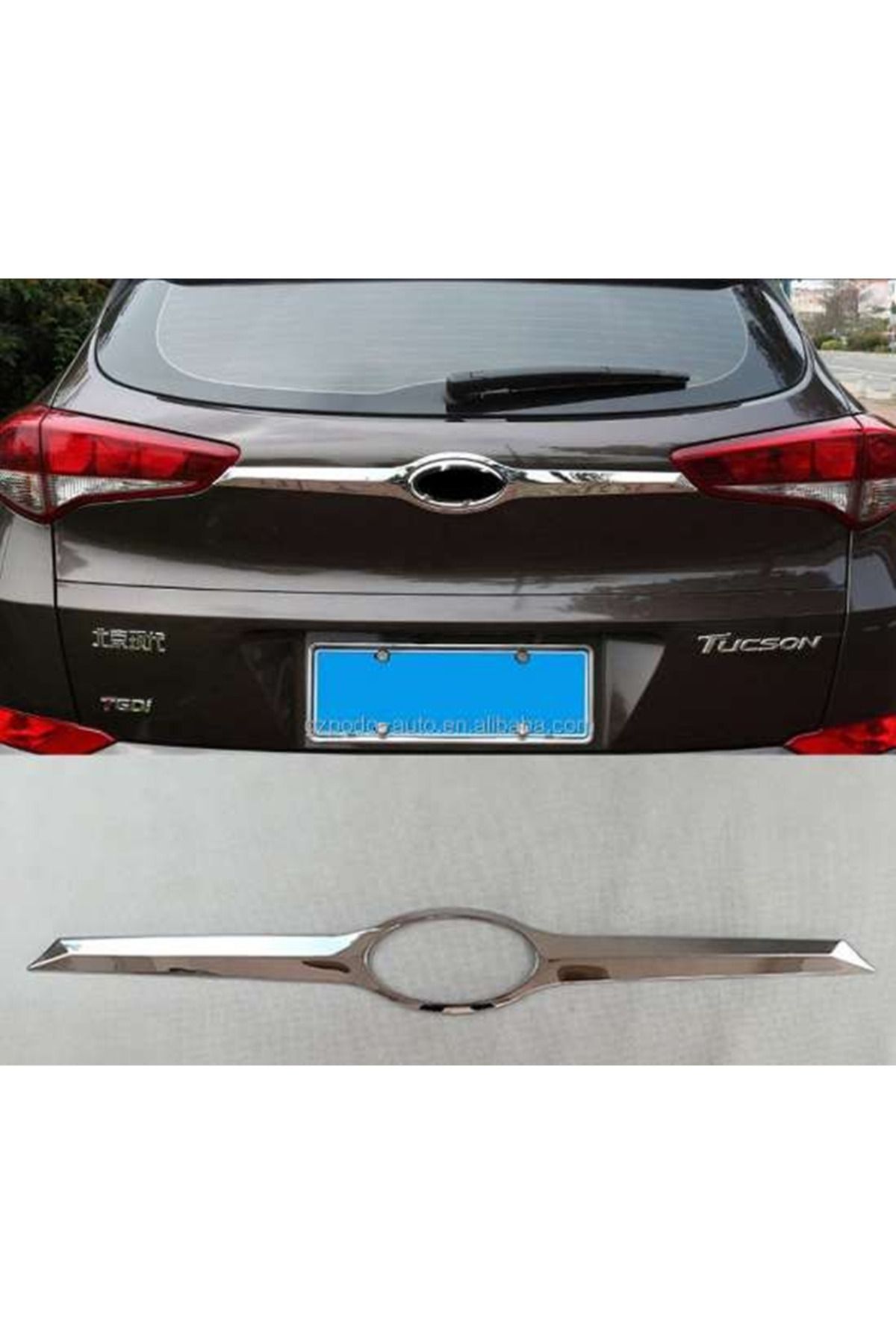 Drs Tuning Hyundai Tucson Uyumlu 2015 2018 Bagaj Çıtası Krom Parça