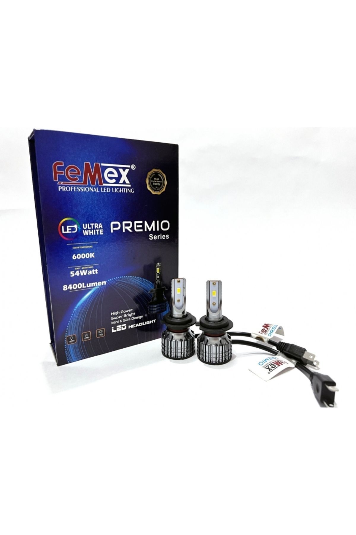 FEMEX Premio H7 Şimşek Etkili Led Xenon 54W 8400 Lumen