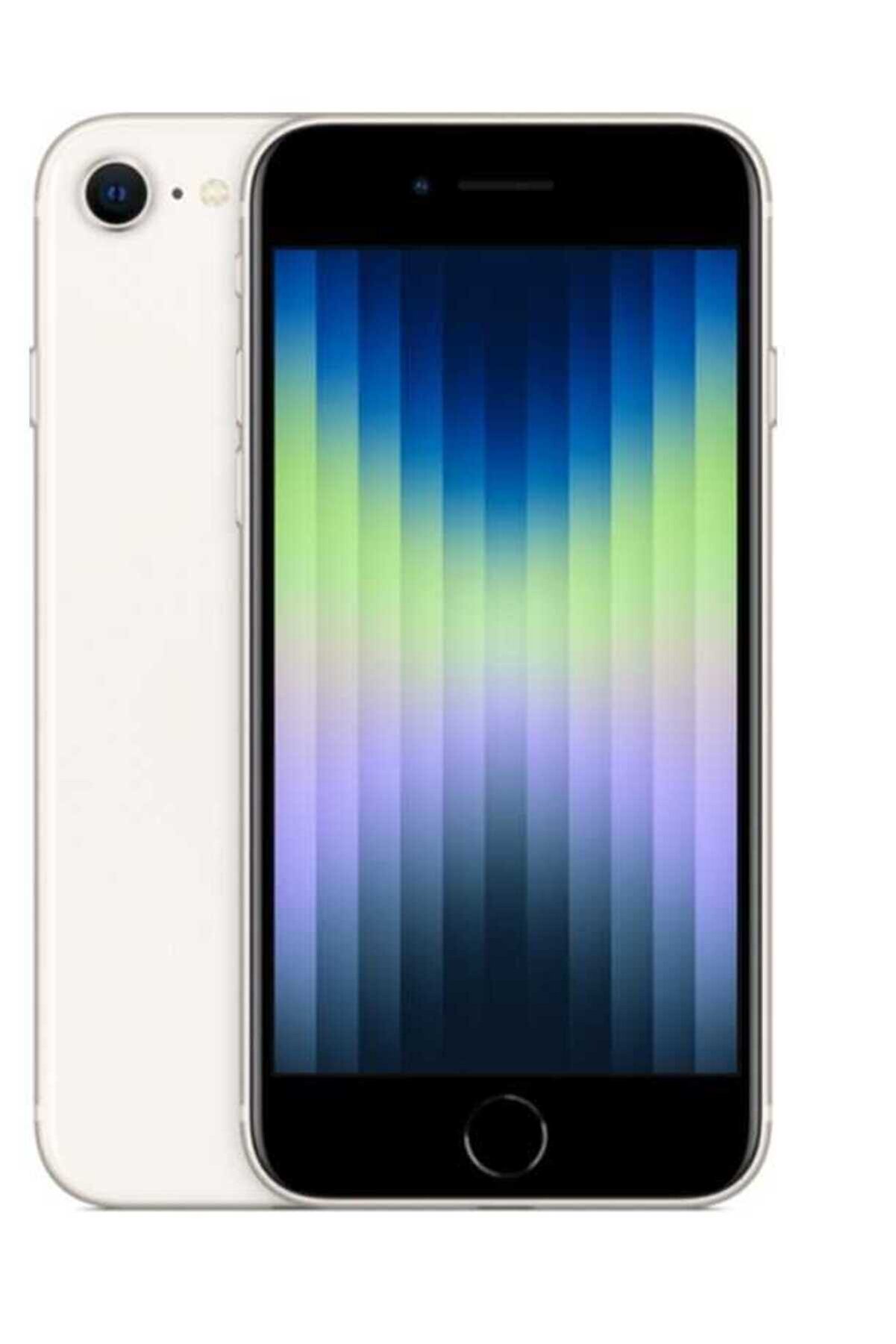 Yenilenmiş iPhone Se 2022 (3.Nesil) 64 GB Beyaz Cep Telefonu (12 Ay Garantili) - B Kalite