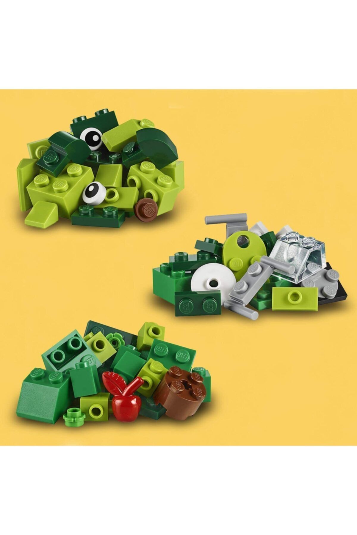 LEGO Classic 60 Parçalık Yaratıcı Yeşil Yapım Parçaları Seti (11007) - Çocuk Oyuncak Yapım Seti