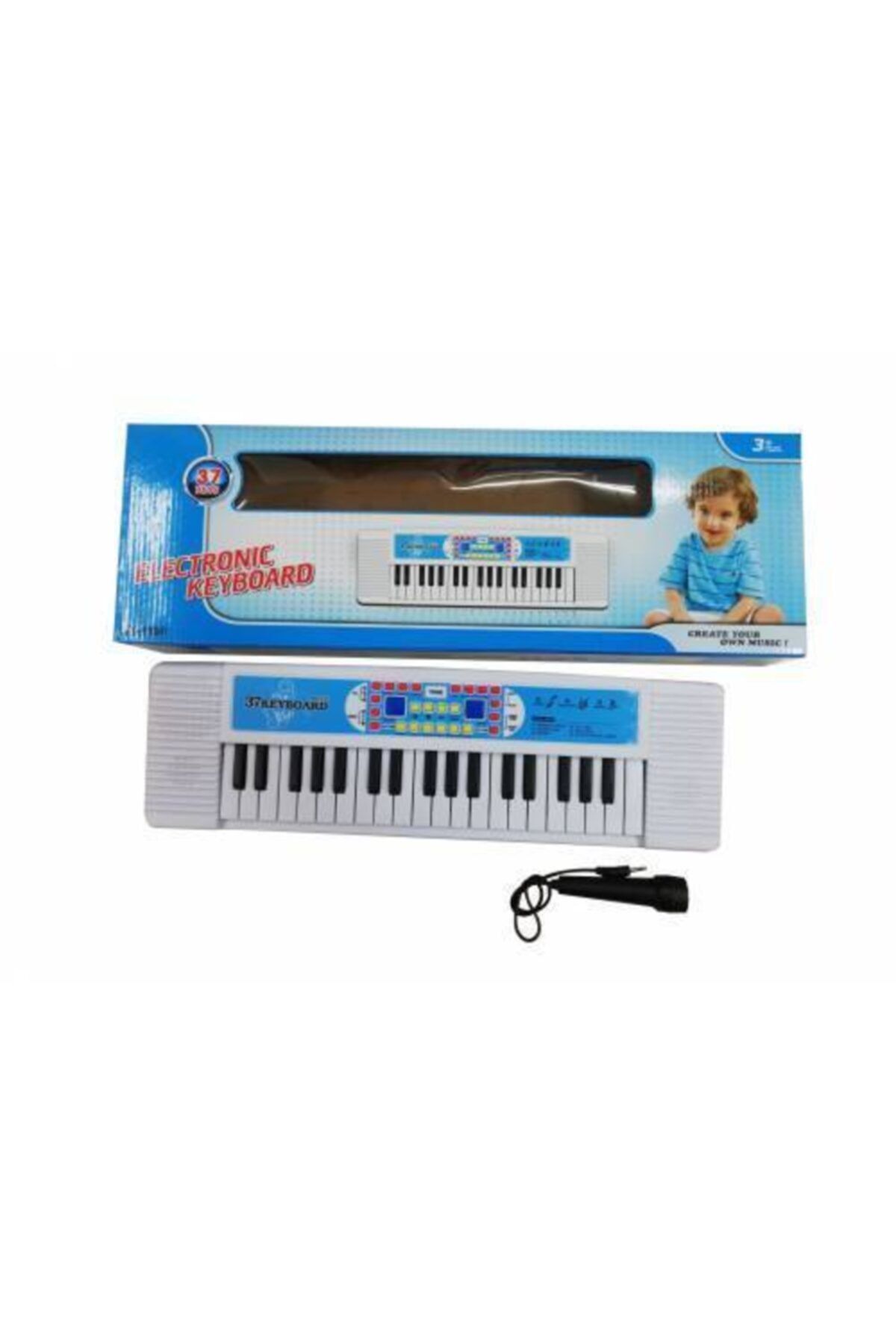 Asya Oyuncak 37 Tuşlu Mikrofonlu Org Çocuk Piyano Karaoke