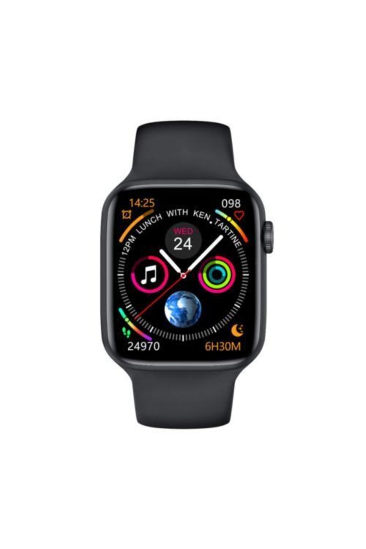 FERRO Unisex Siyah Smart Watch w36 Akıllı Saat Wach36