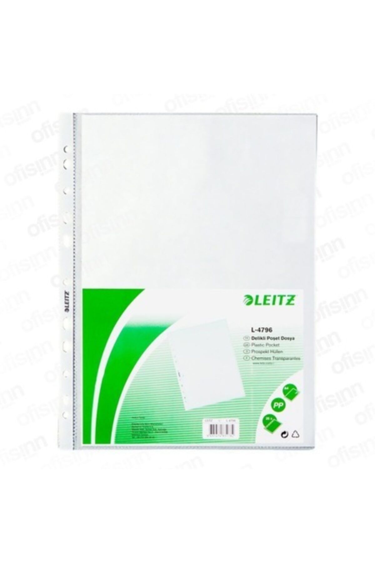 Leitz 3 Paket Leıtz Poşet Dosya A4 L-4796 100 Lü