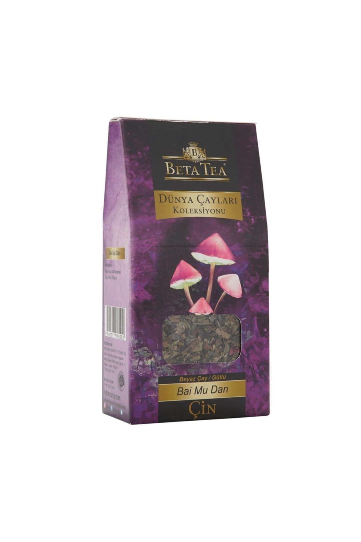 Beta Tea Bai Mu Dan Çin Çayı  Dünya Çayları Koleksiyonu 50 gr