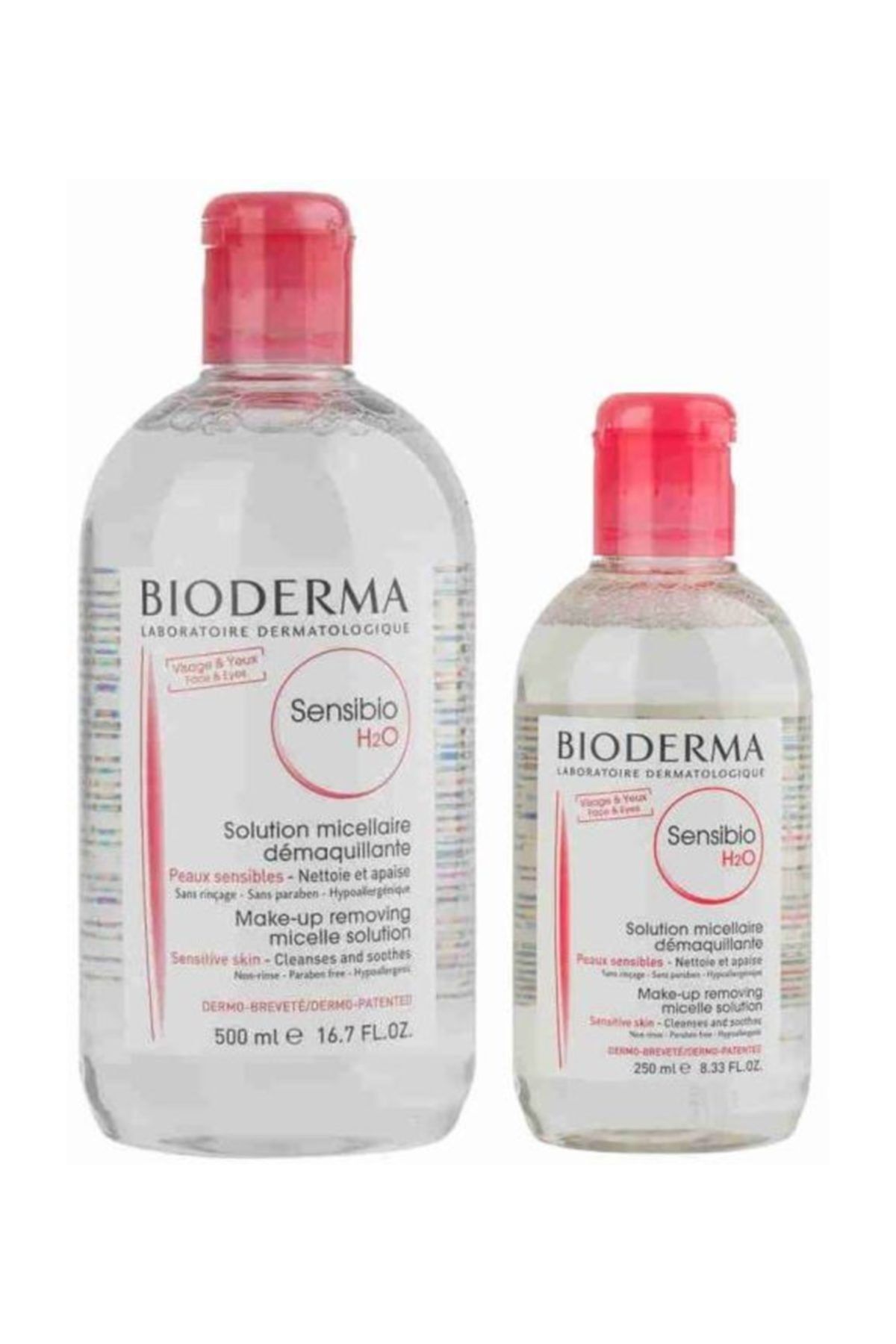Bioderma Sensibio H2O 500 ml + 250 ml Set Hassas Ciltler için Misel Su 869995651044B