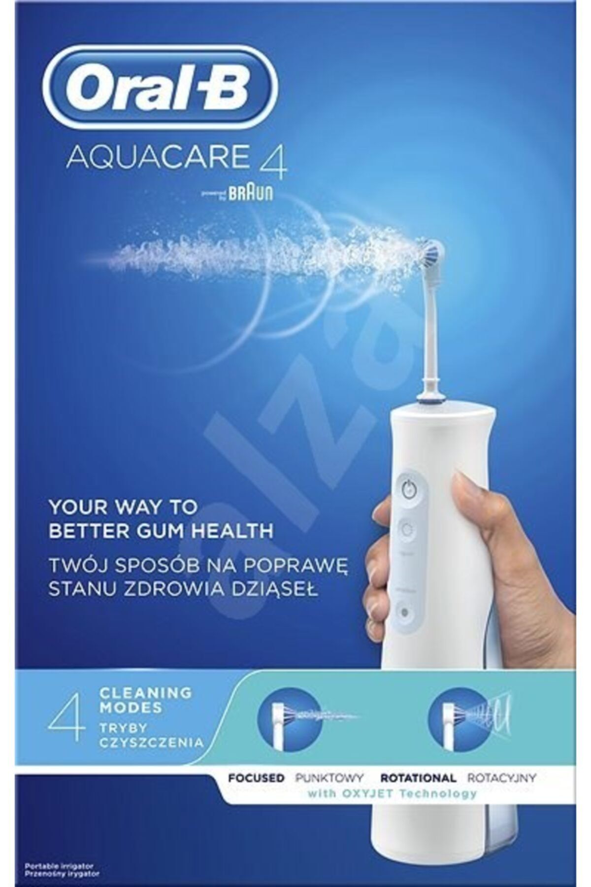 Oral-B Aquacare Oxyjet Sarj Edilebilir Agiz Duşu Diş Fırçası