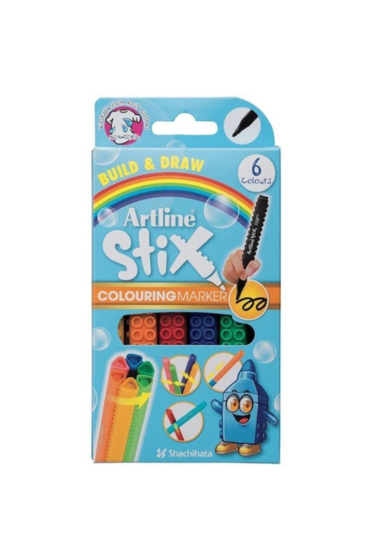 artline Artlıne Stıx Etx-300/6wk Colourıng Marker 6'lı
