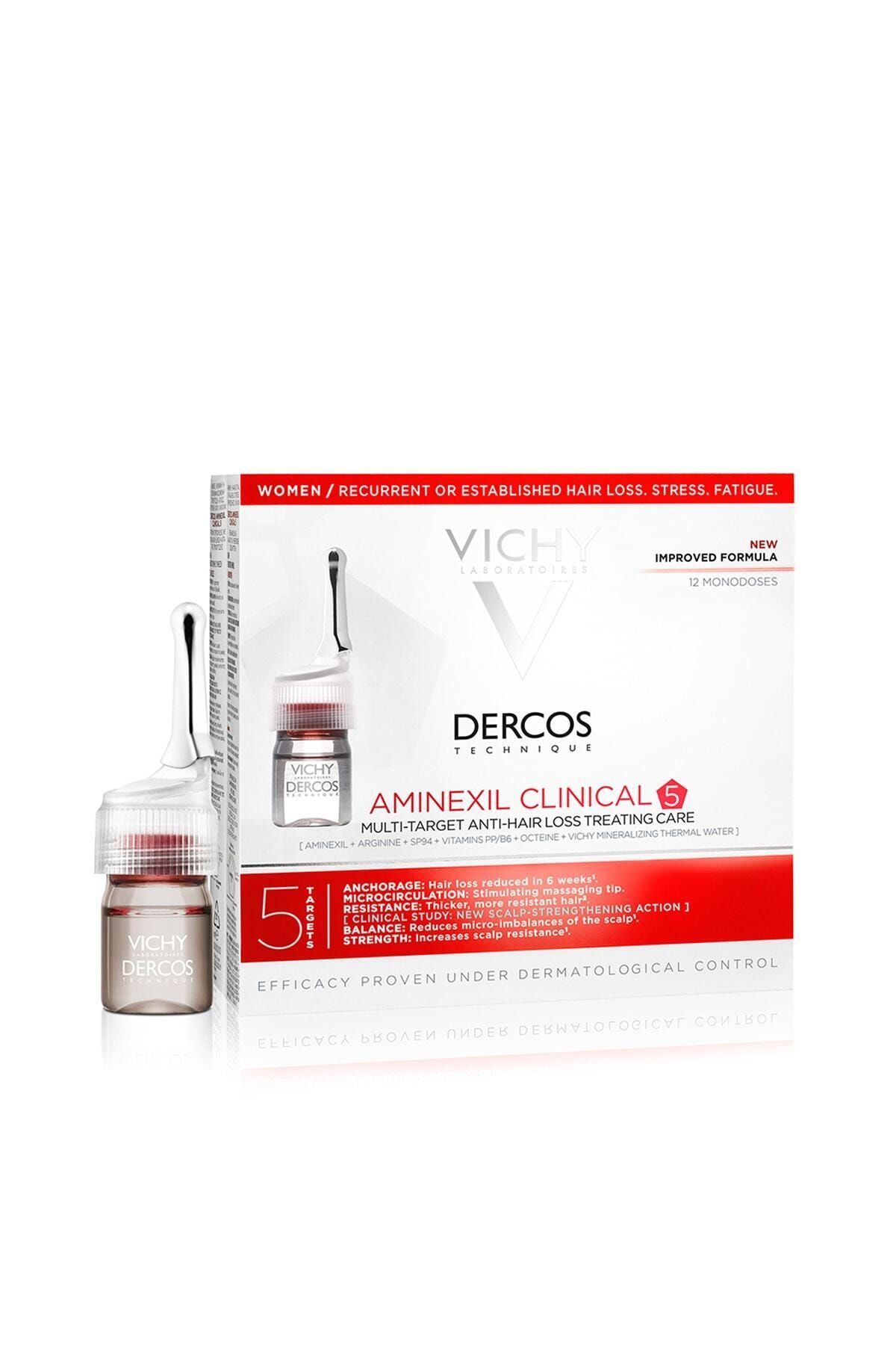 Dercos Aminexil Clinical 5 Kadınlar İçin Saç Dökülmesi Karşıtı Serum 21x6 ml 3337875522786_2