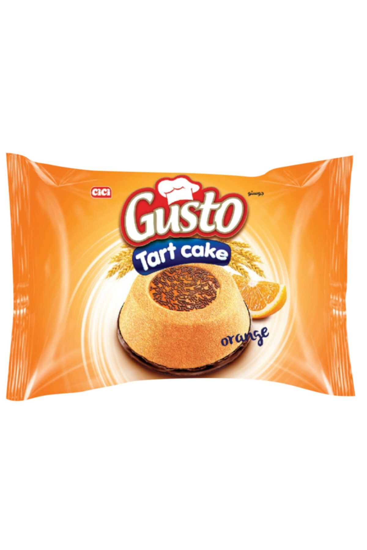 Elvan Cici Gusto Tart Kek Portakal Jöleli 50 Gr. 24 Adet (1 KUTU)