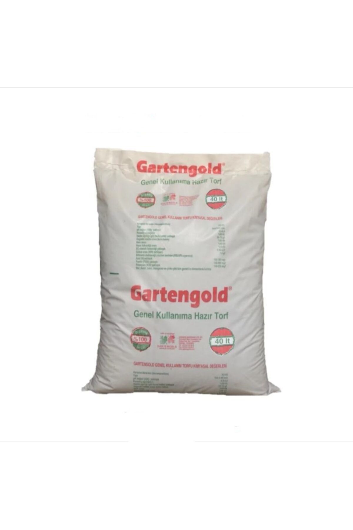 Gartengold Genel Kullanım Torf Organik Üstün Alman Kalitesi 40 lt