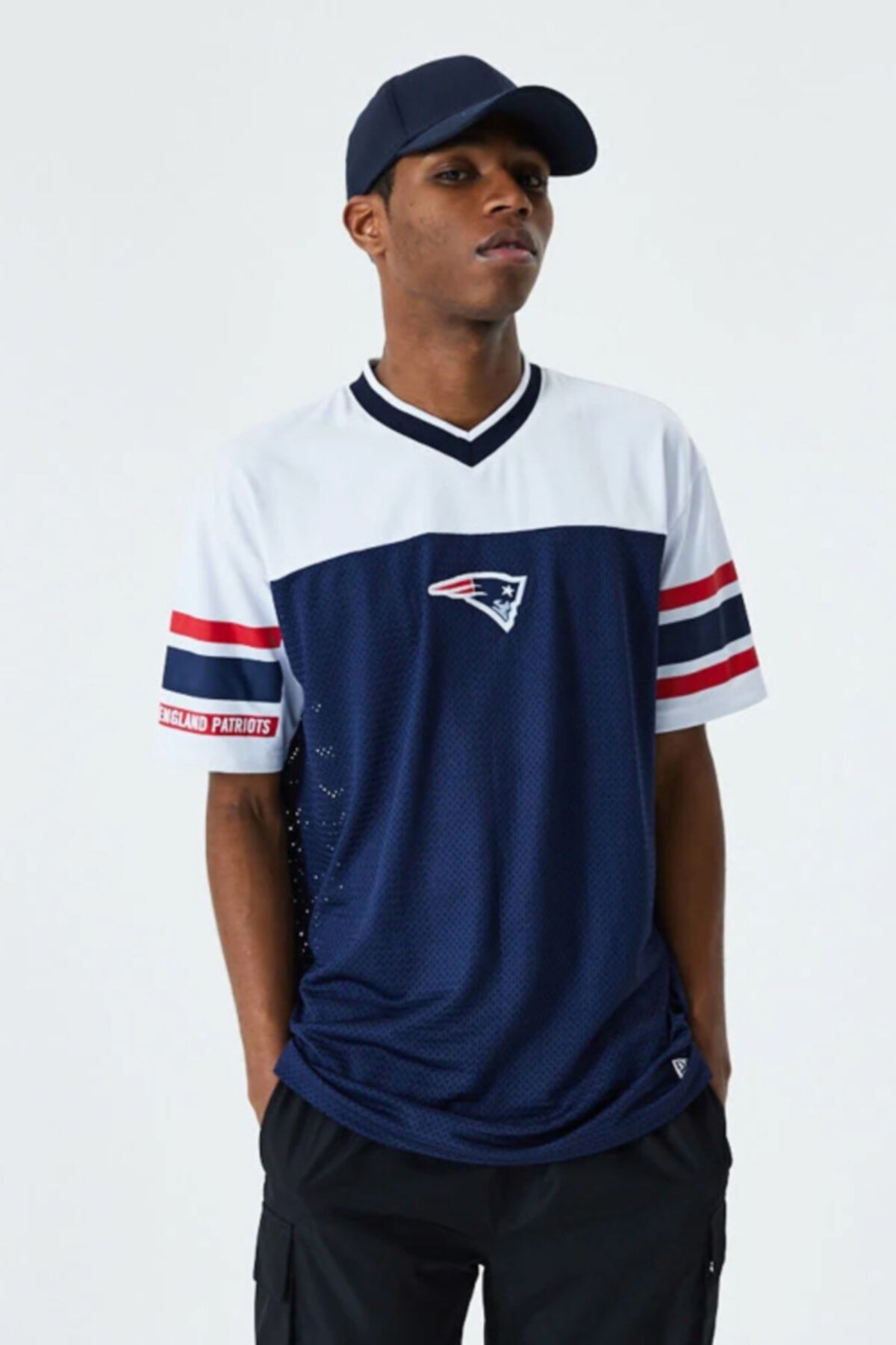 NEW ERA Erkek Lacivert New England Patriots Oversize T-shirt