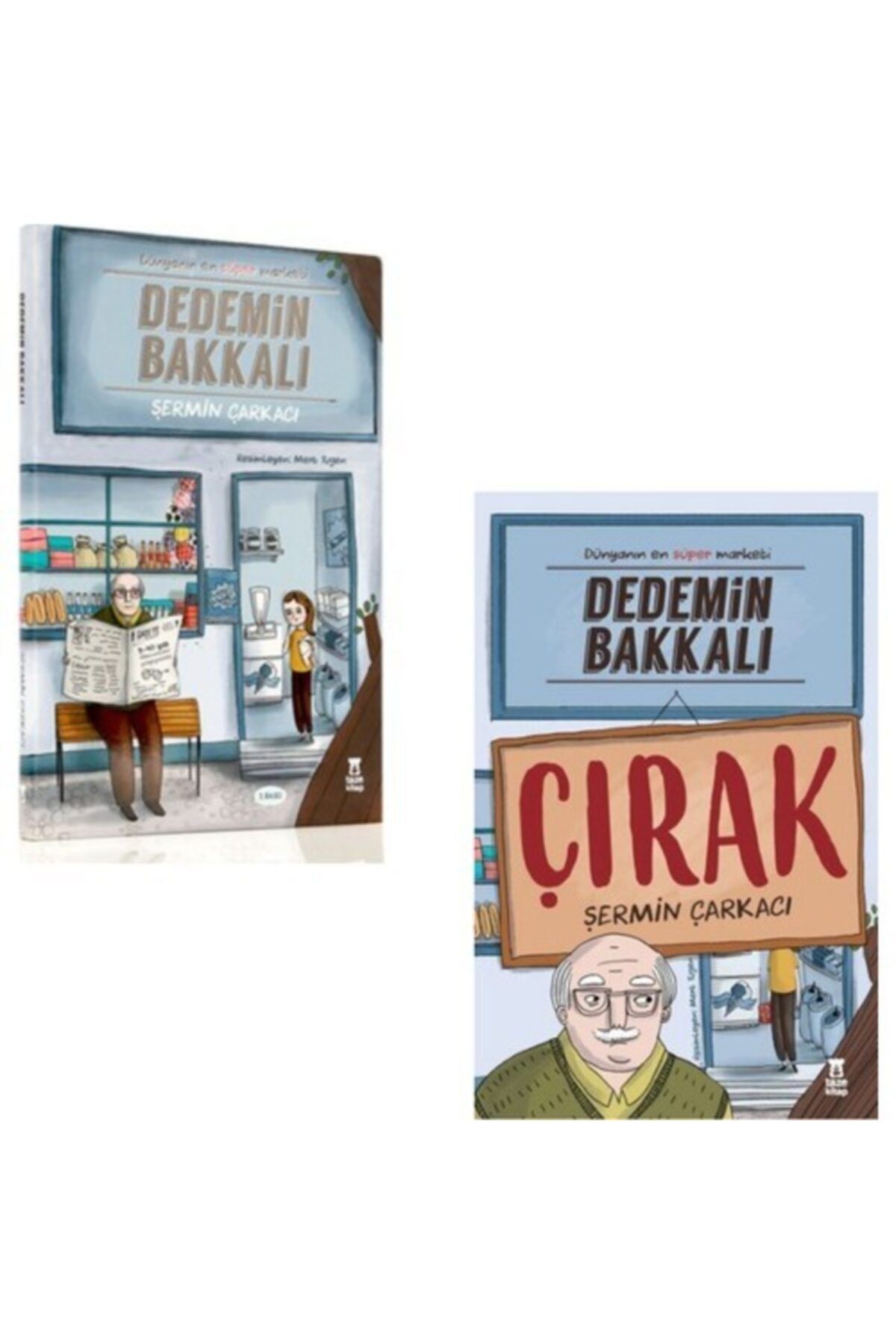 Taze Kitap Şermin Yaşar Dedemin Bakkalı - Dedemin Bakkalı Çırak 2 Li Set Kitap