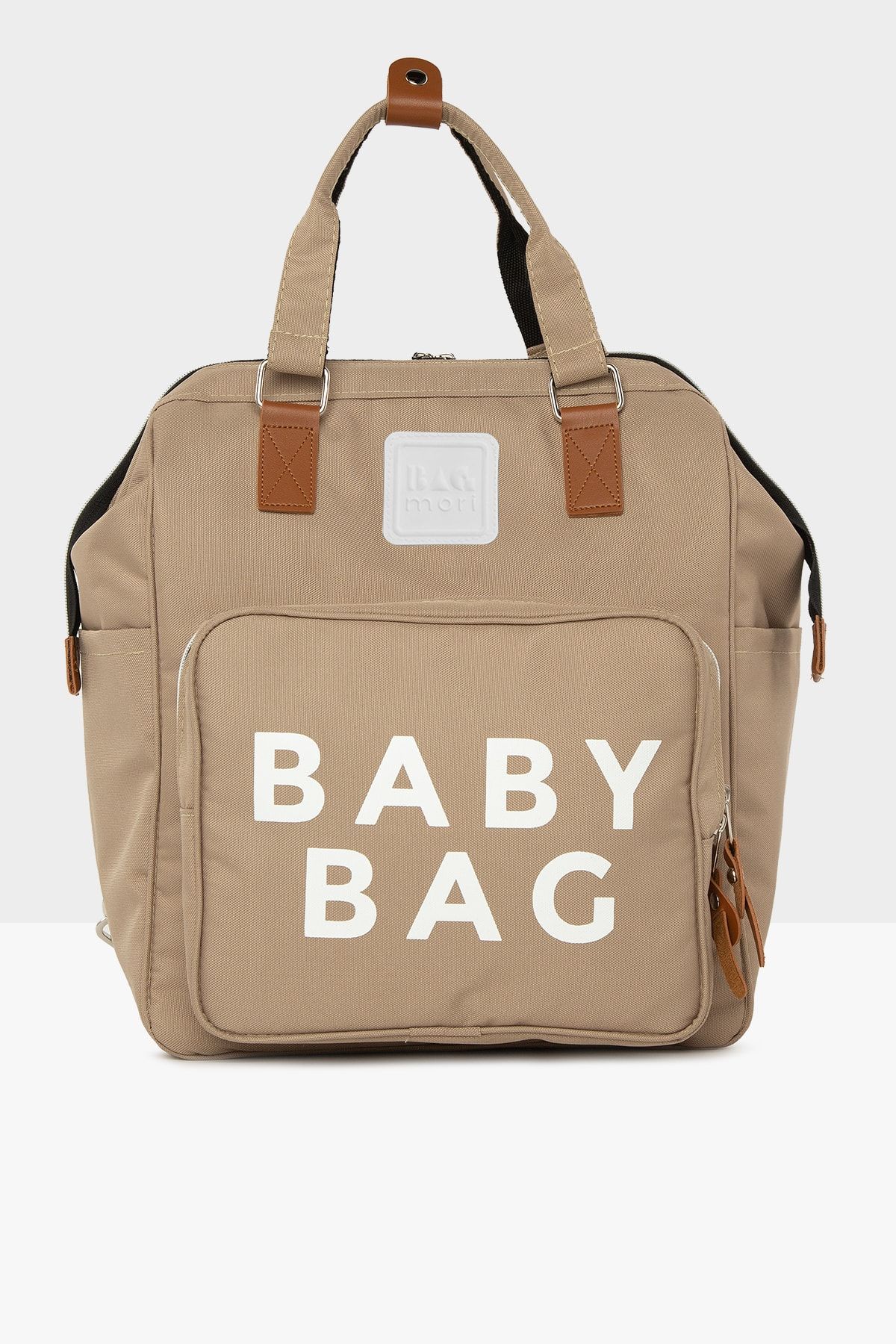 Bagmori Vizon Baby Bag Baskılı Cepli Anne Bebek Bakım Sırt Çantası M000005163