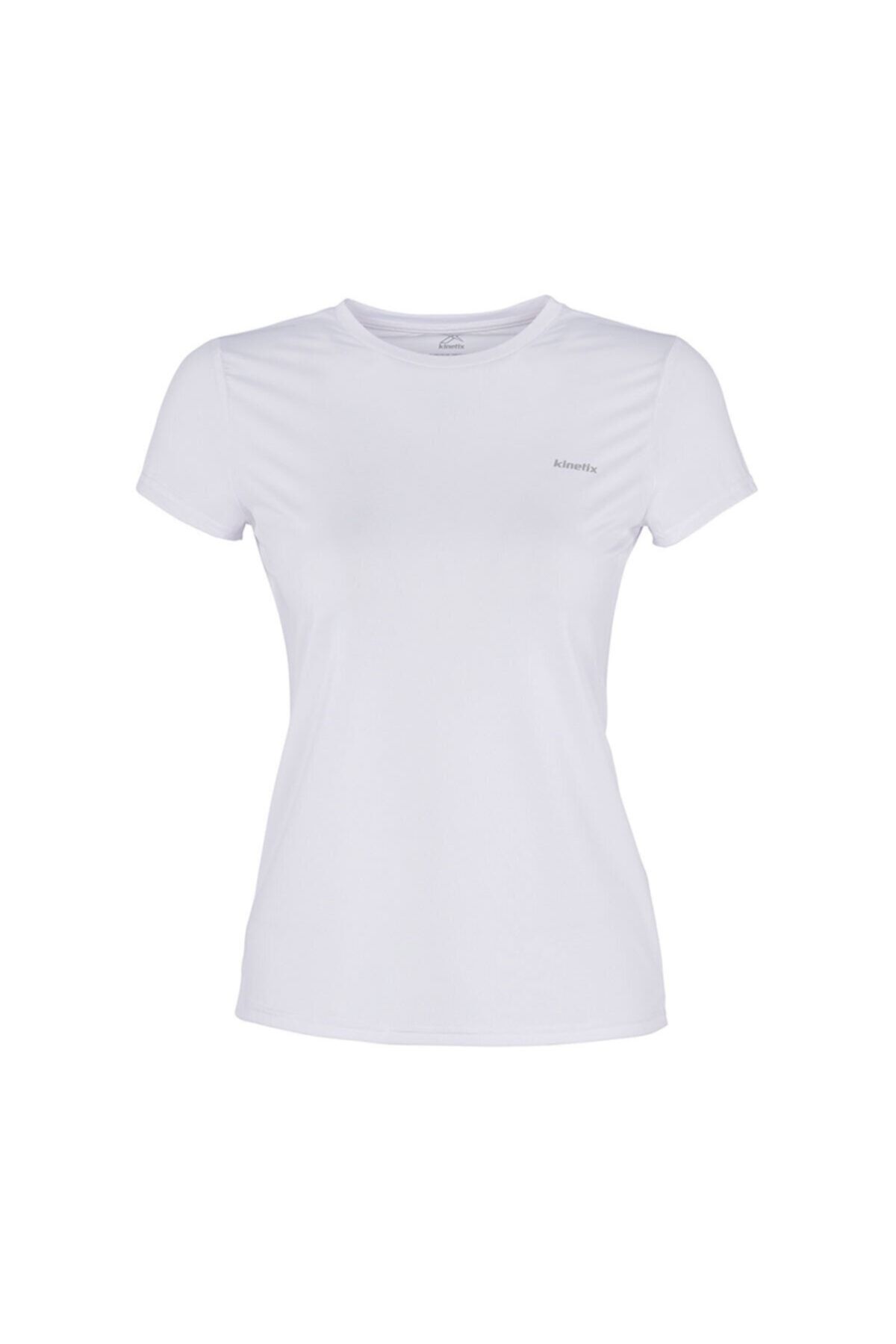 Kinetix BASIC PES C NECK T-SHIRT Beyaz Kadın T-Shirt 100559587