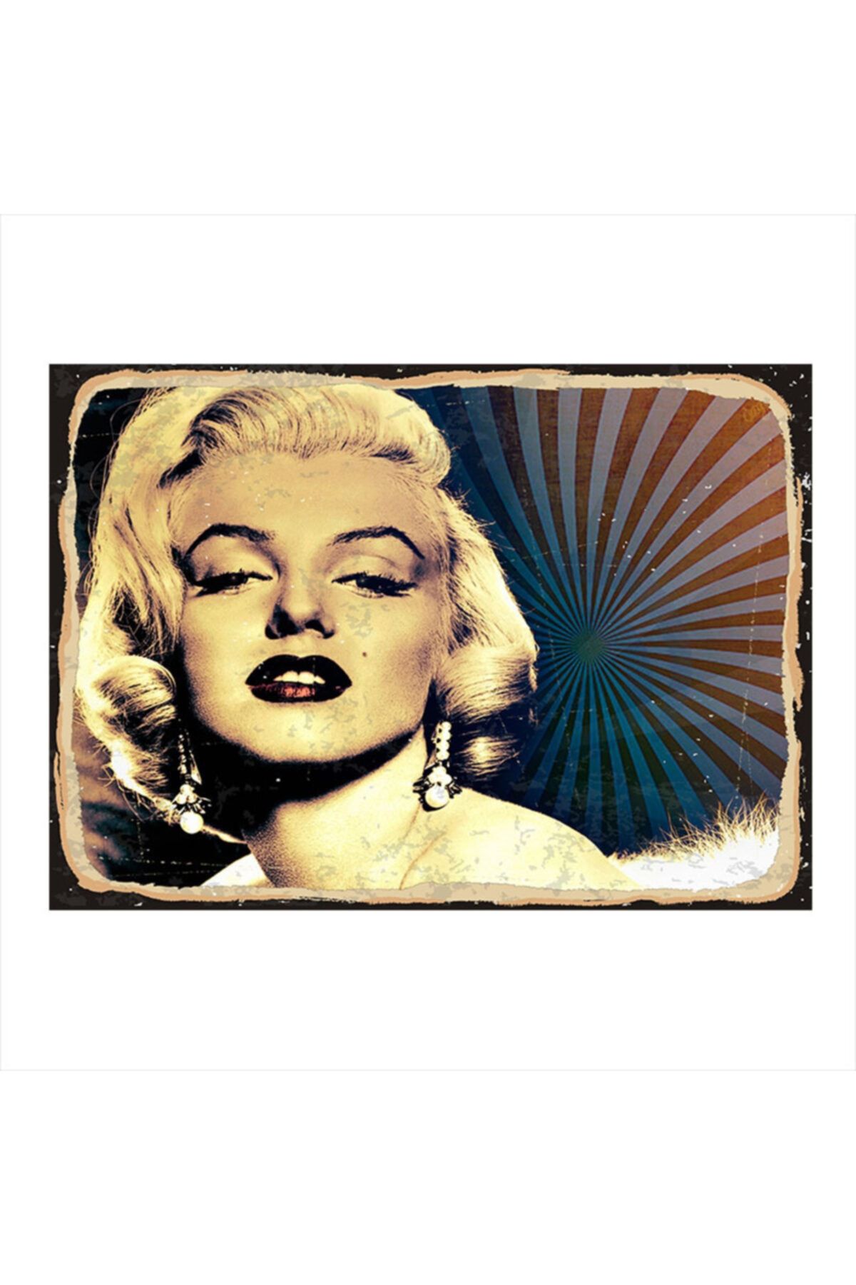 Tablomega Ahşap Tablo Marilyn Monroe 35cm X 50cm
