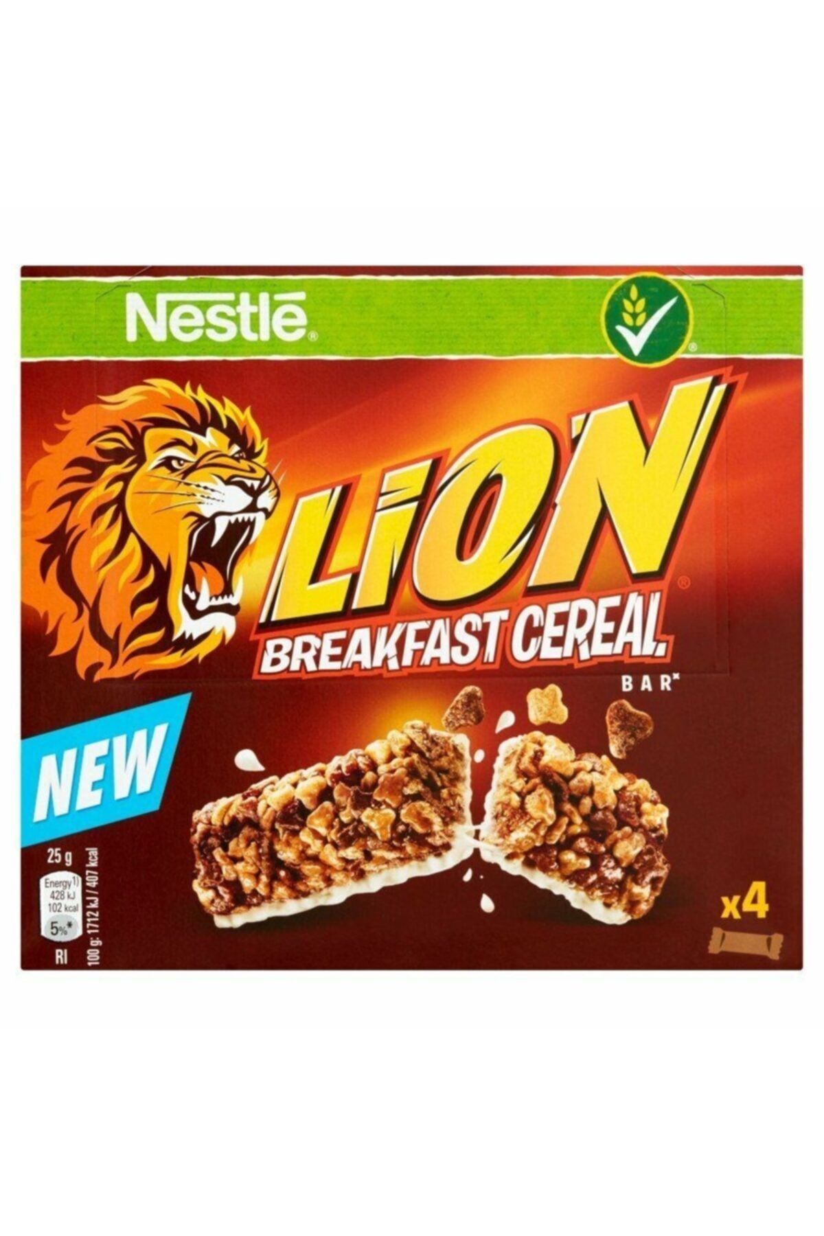 Nestle Lion Breakfast Cereal Kahvaltılık Tahıl Bar 4x25g 100g