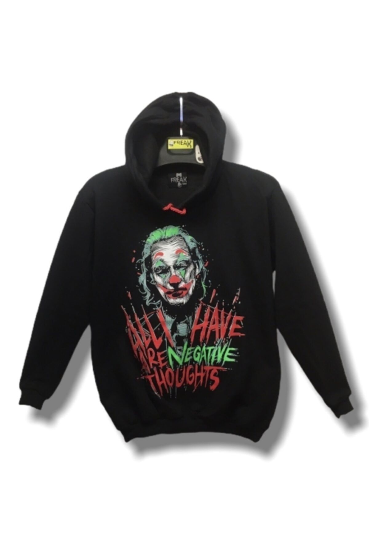 Genel Markalar Unisex Siyah Joker Yeni Hoodie Sweatshirt