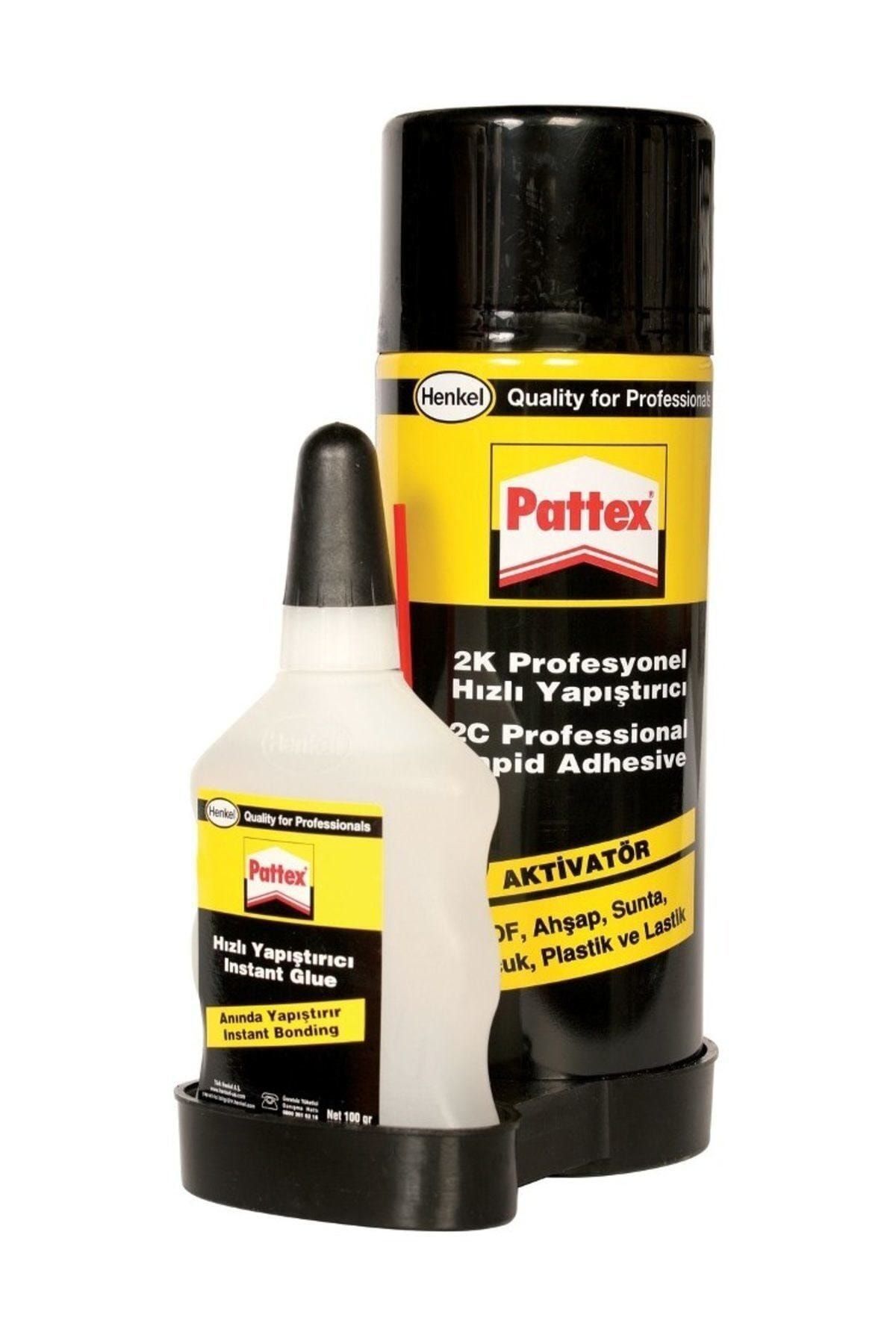 Henkel Pattex 2k Profesyonel Hızlı Yapıştırıcı 200ml Sprey+50ml Yapıştırıcı