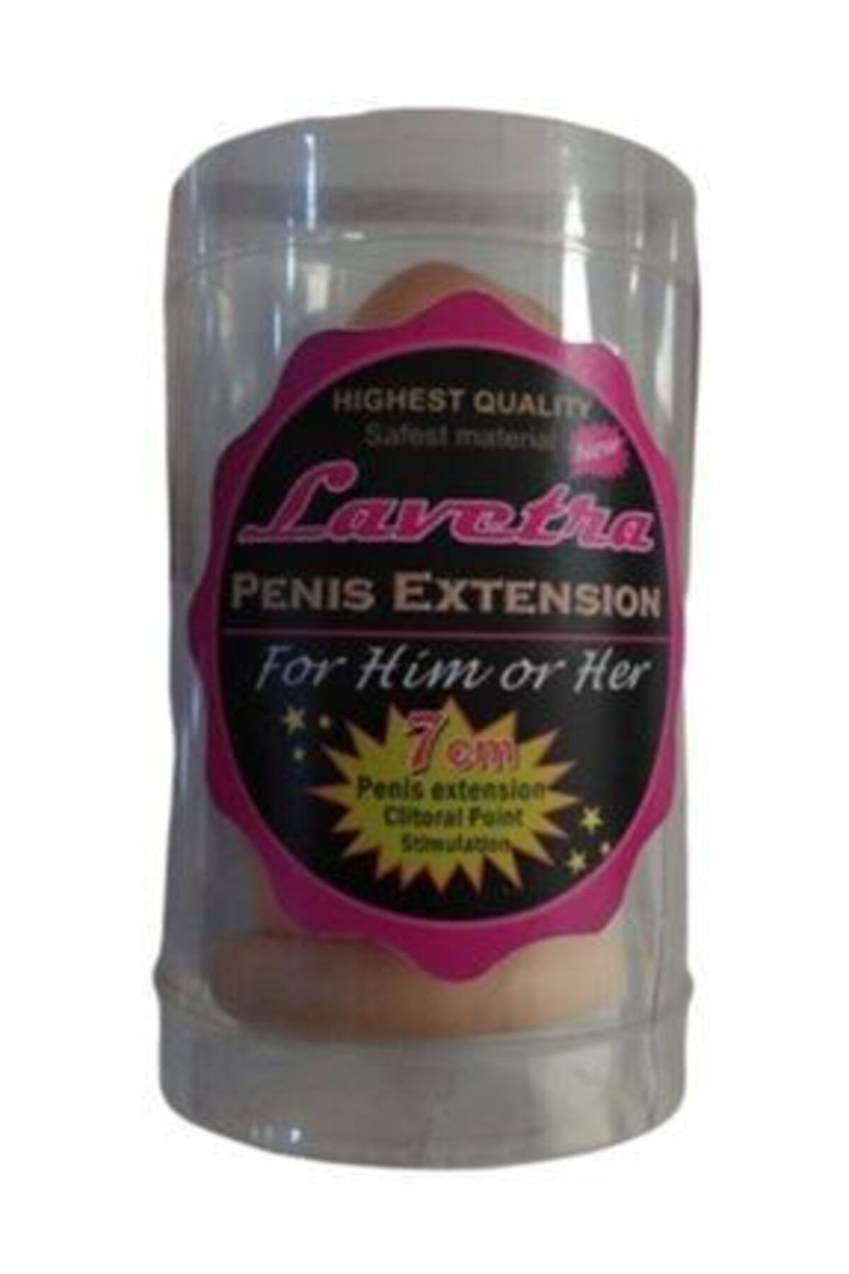 lavetra Tırtıklı 7cm Dolgulu Uzatmalı Prezervatif