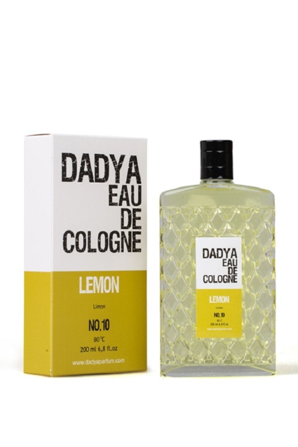 Dadya Limon Kolonyası 200 ml Nostaljik Cam Şişe