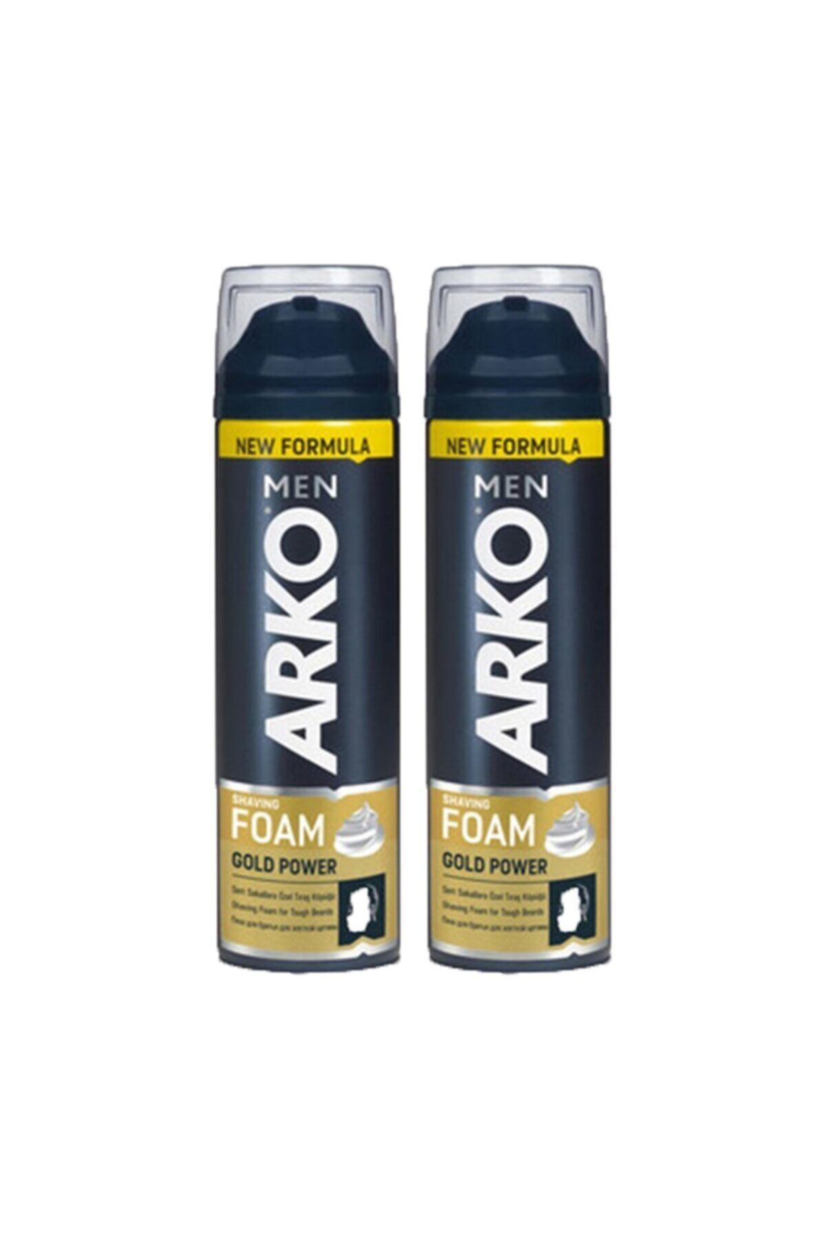 Arko Men Tıraş Köpüğü Gold 200 Ml 2 Li Ekonomik Paket