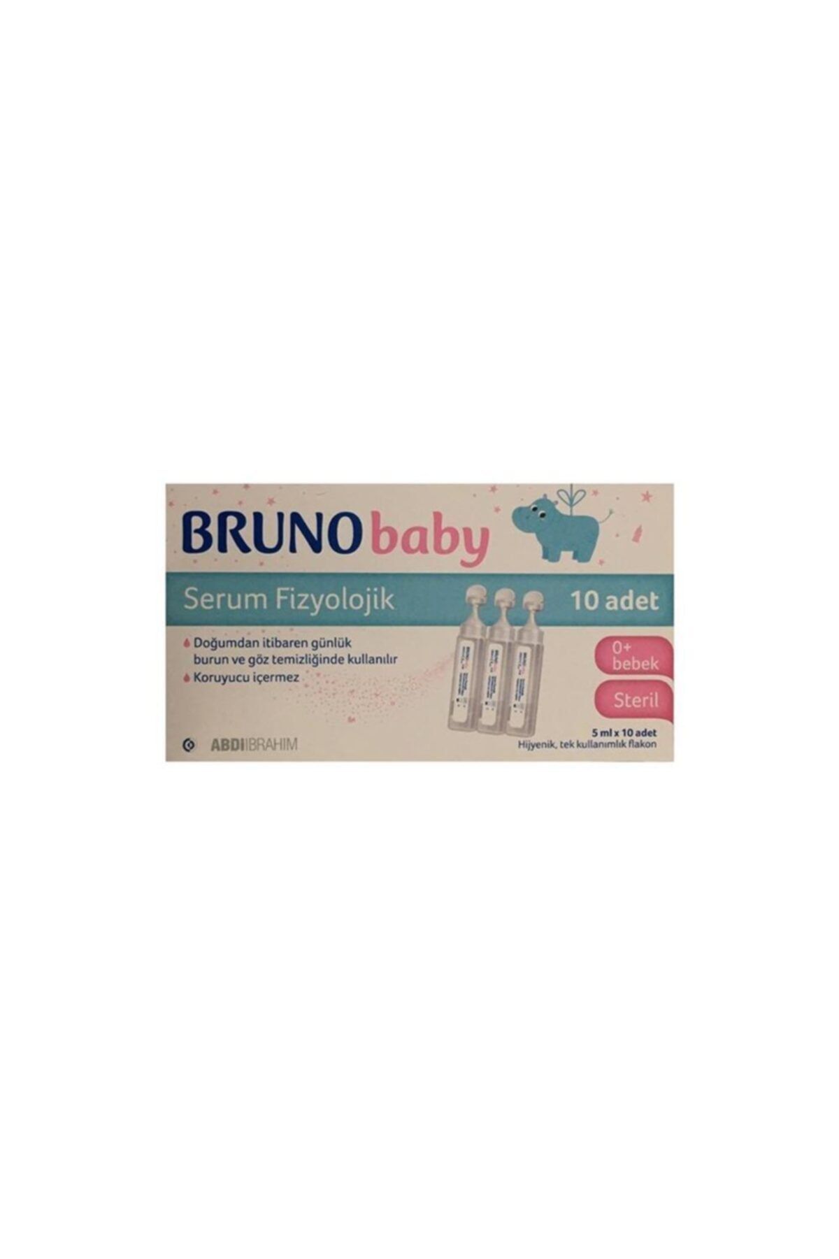 Bebelac Bruno Baby 5 ml 10'lu Flakon Serum Fizyolojik