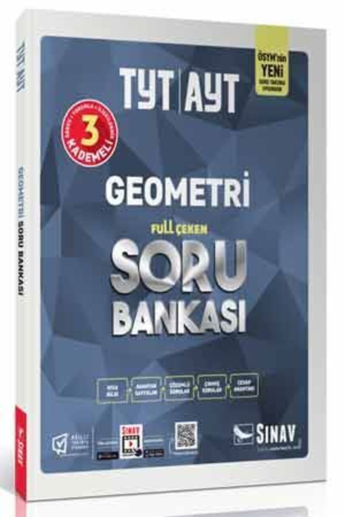 Sınav Yayınları Full Çeken Tyt Ayt Geometri Soru Bankası