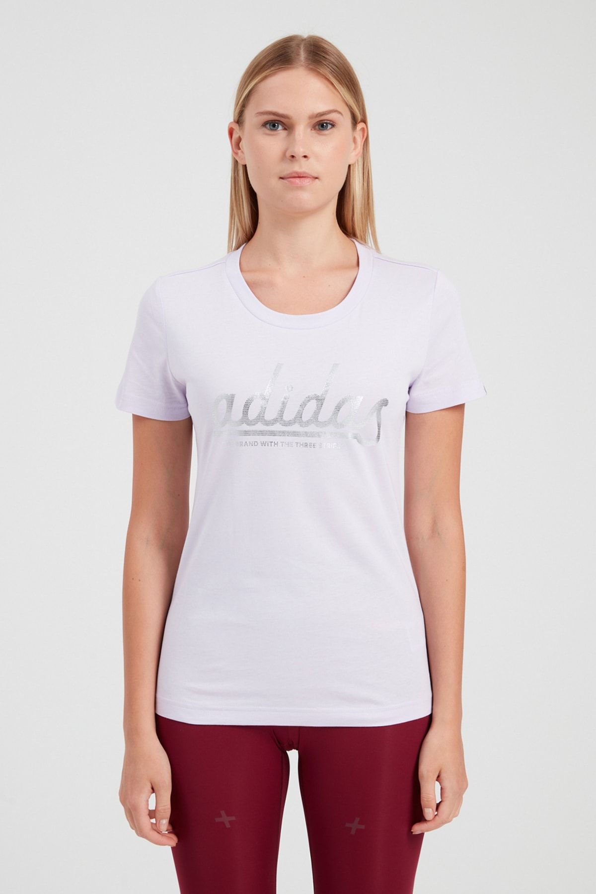 adidas W COLGT FOIL T Beyaz Kadın T-Shirt 101117954