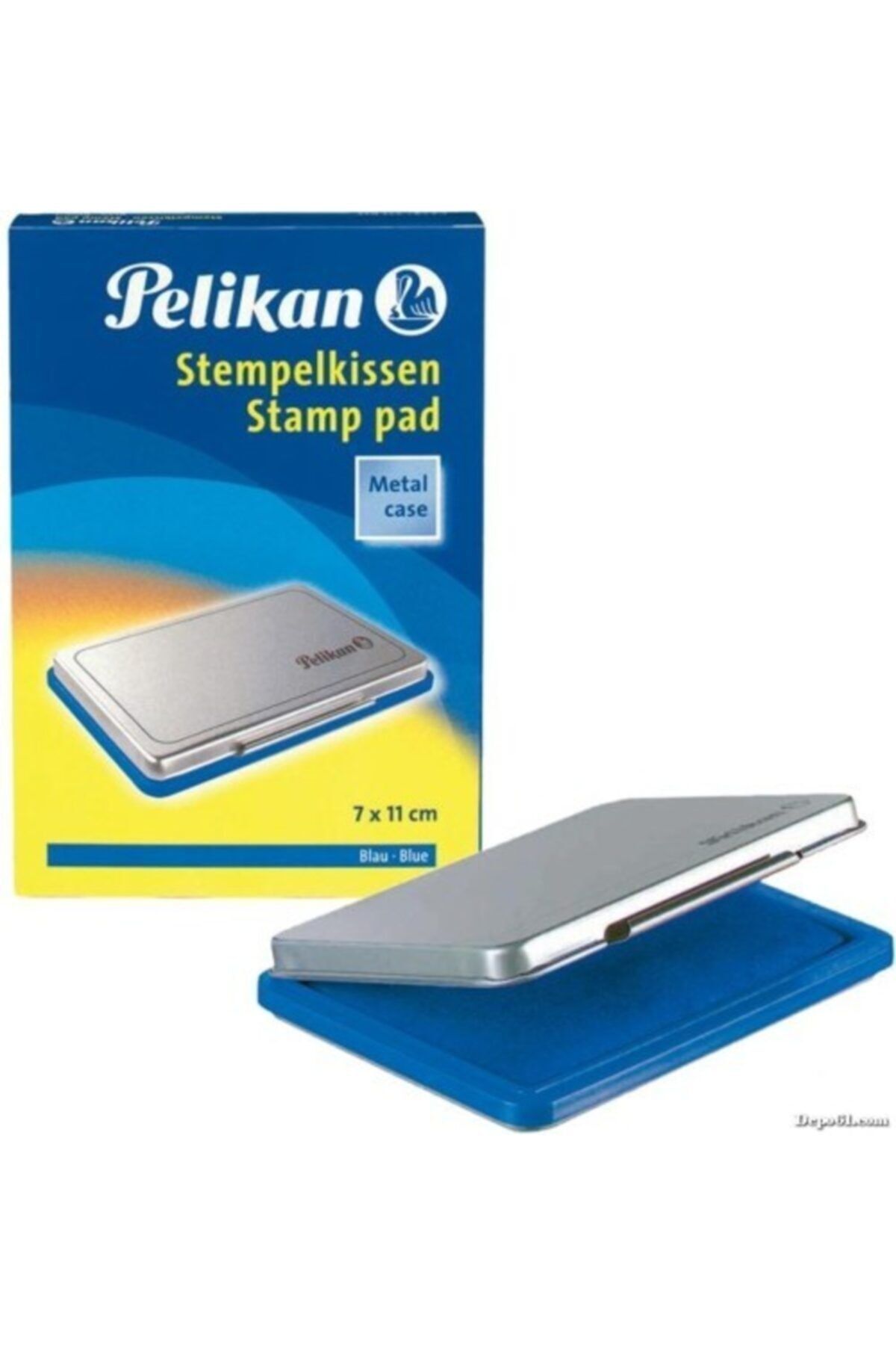 Pelikan Istampa Metal No:2 7*11cm Mavi