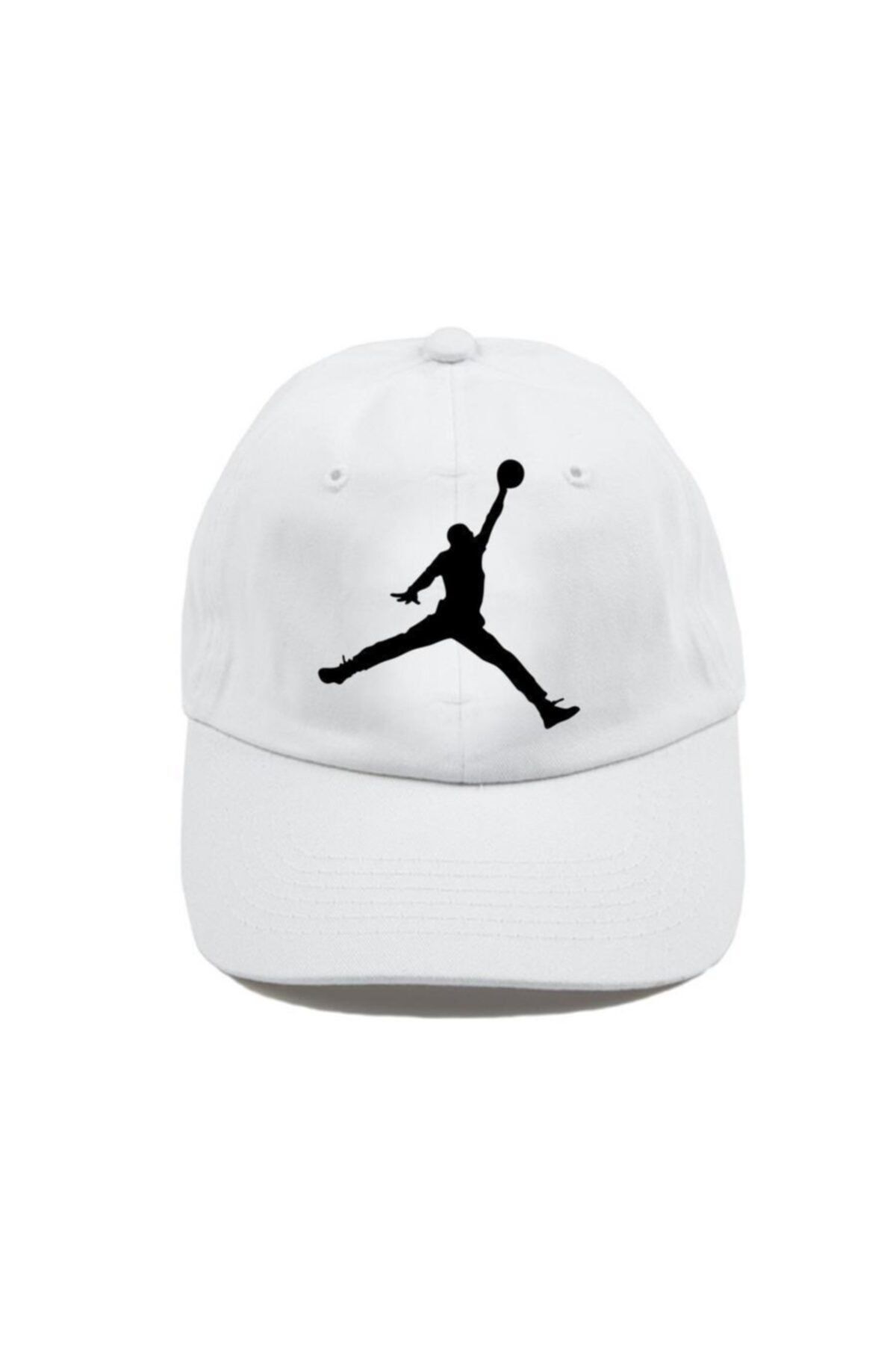Köstebek Unisex Beyaz Jordan Air Logo Şapka