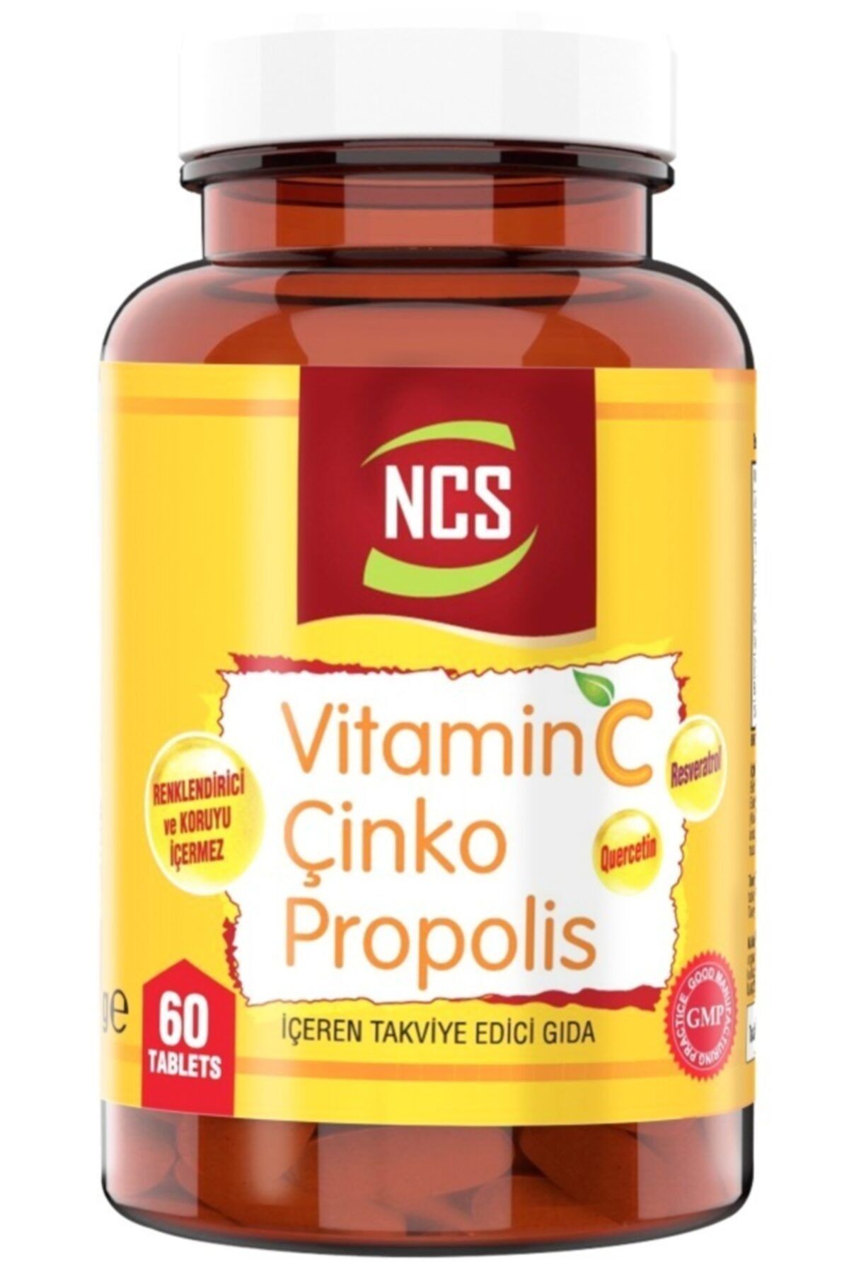 Ncs Vitamin C Çinko Propolis 60 Tablet Vitamin D Quercetin Resveratrol