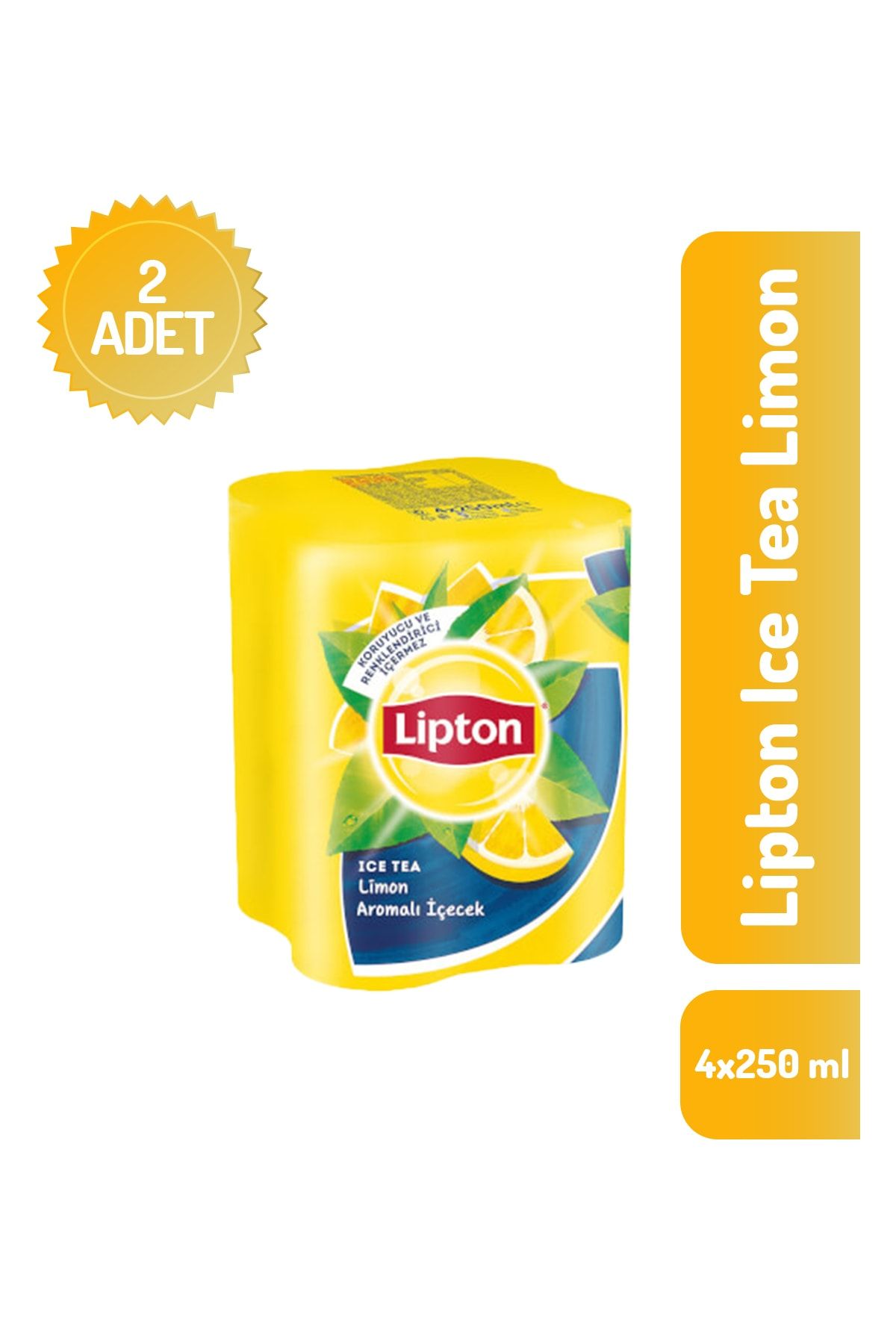 Lipton Ice Tea Limon Aromalı M.p. 4x250 Ml X 2 Adet