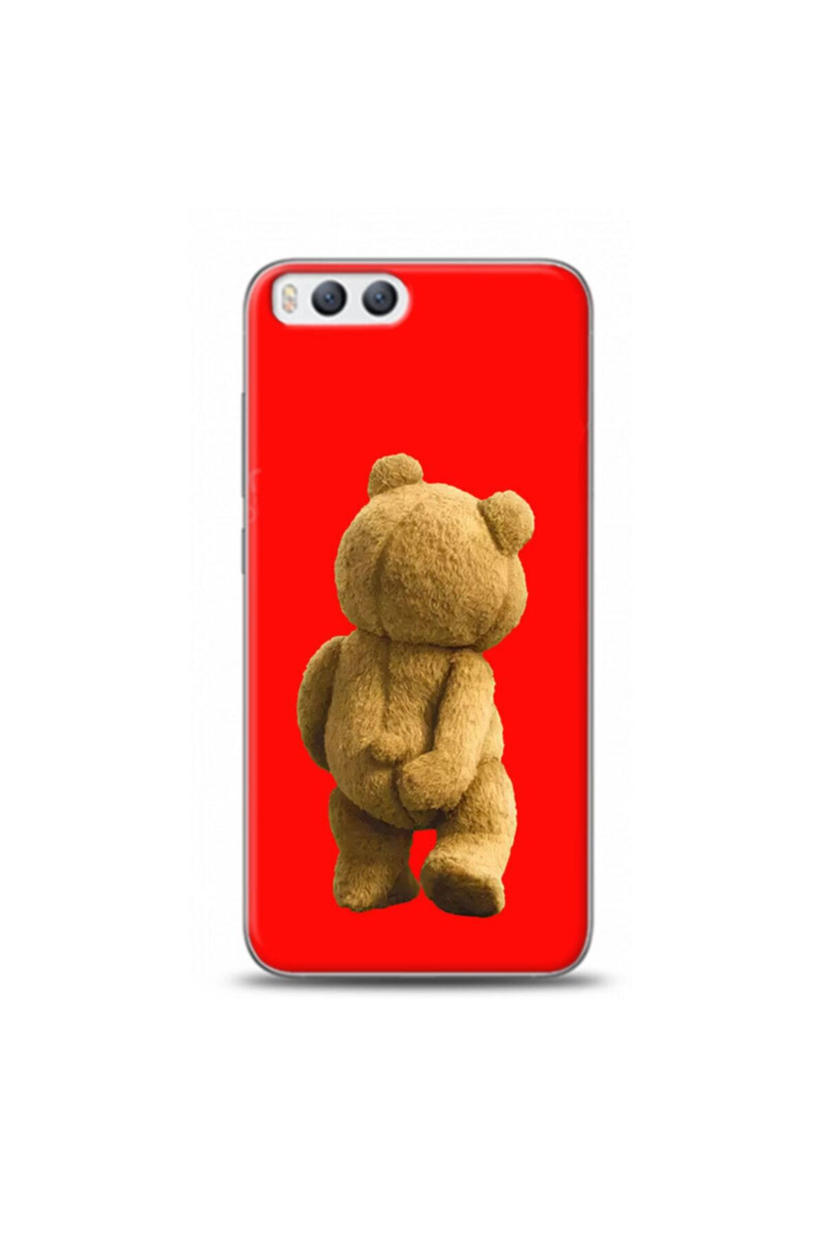 Kılıf Madeni Xiaomi Mi 6 Utangaç Teddy Kırmızı Koleksiyon Telefon Kılıfı Y-krmklf169