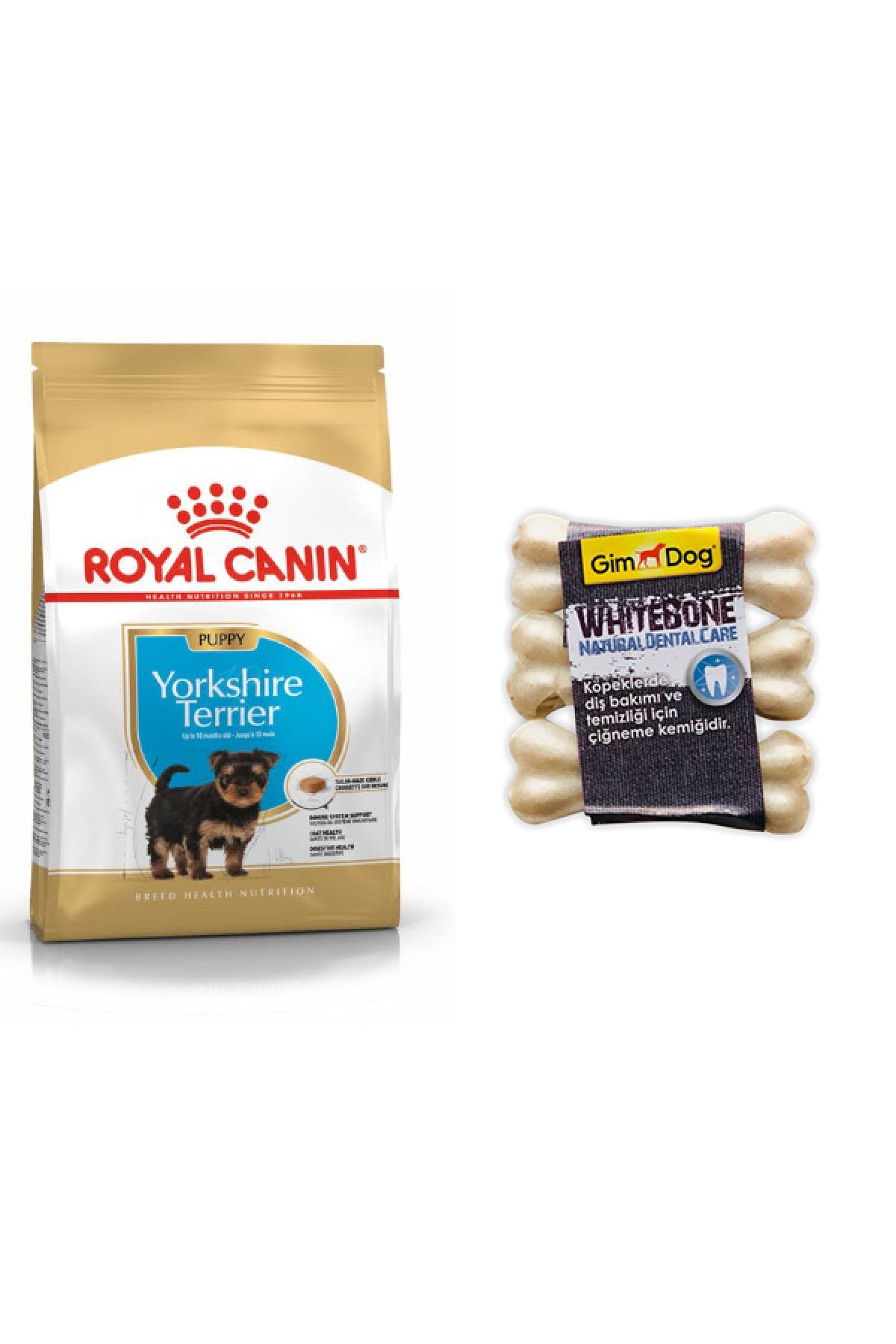 Royal Canin Chihuahua Puppy Köpek Maması 1,5 Kg +gimdog 3'lü Diş Dostu Kemik