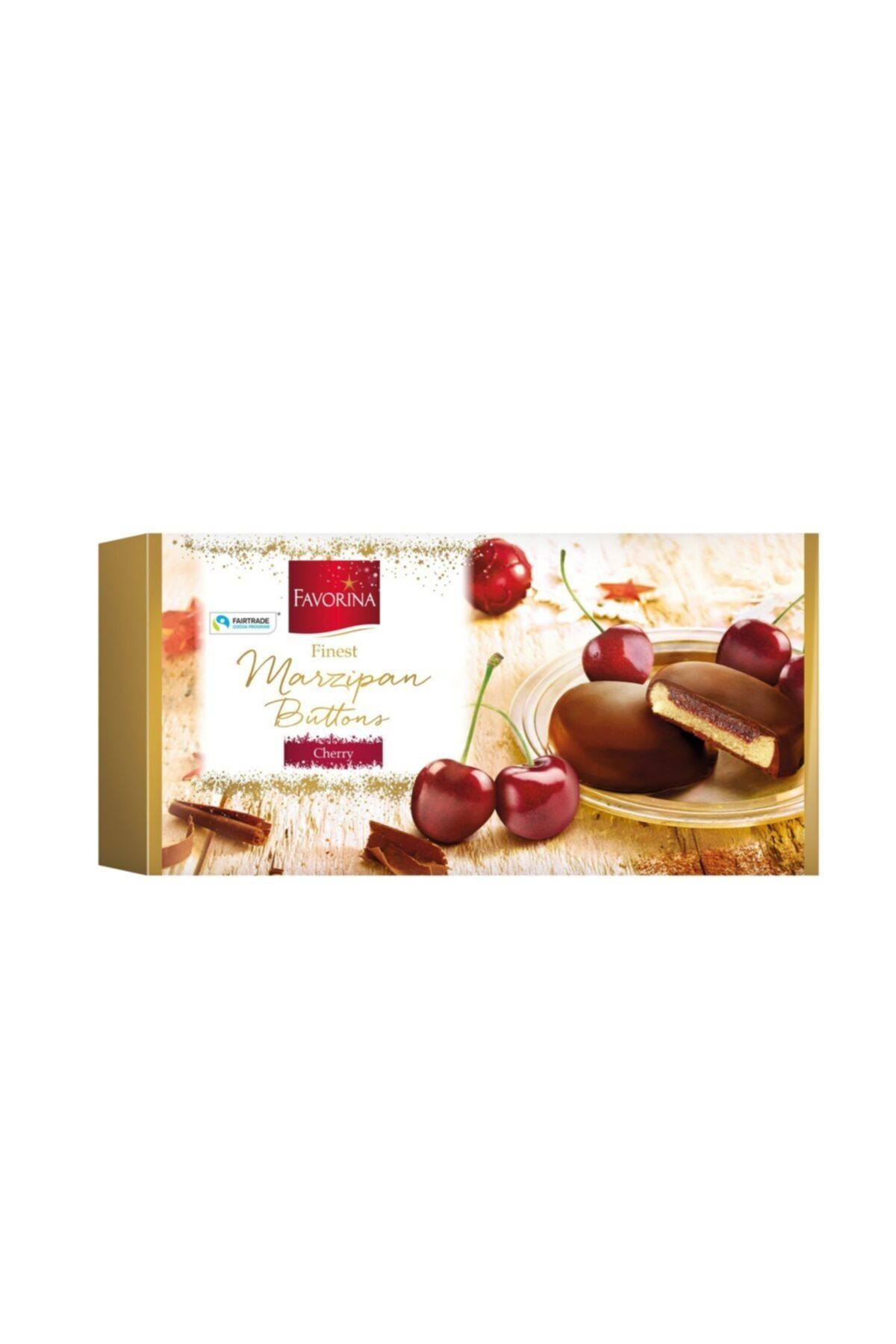 Favorina Finest Marzipan With Rum Cherry Badem Ezmeli Vişneli Çikolata 300 g