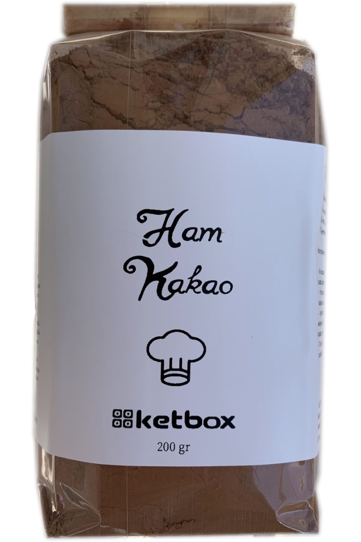 ketbox Doğal Ham Kakao Tozu 200gr