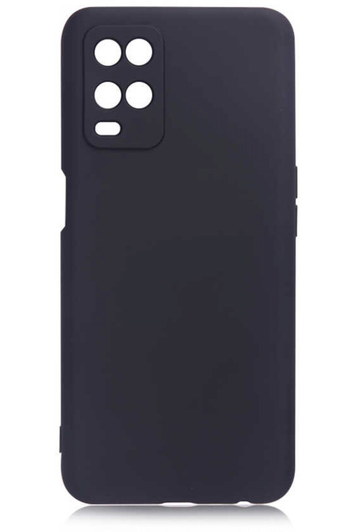 Oppo A54 Kılıf Ince Mat Esnek Silikon - Siyah