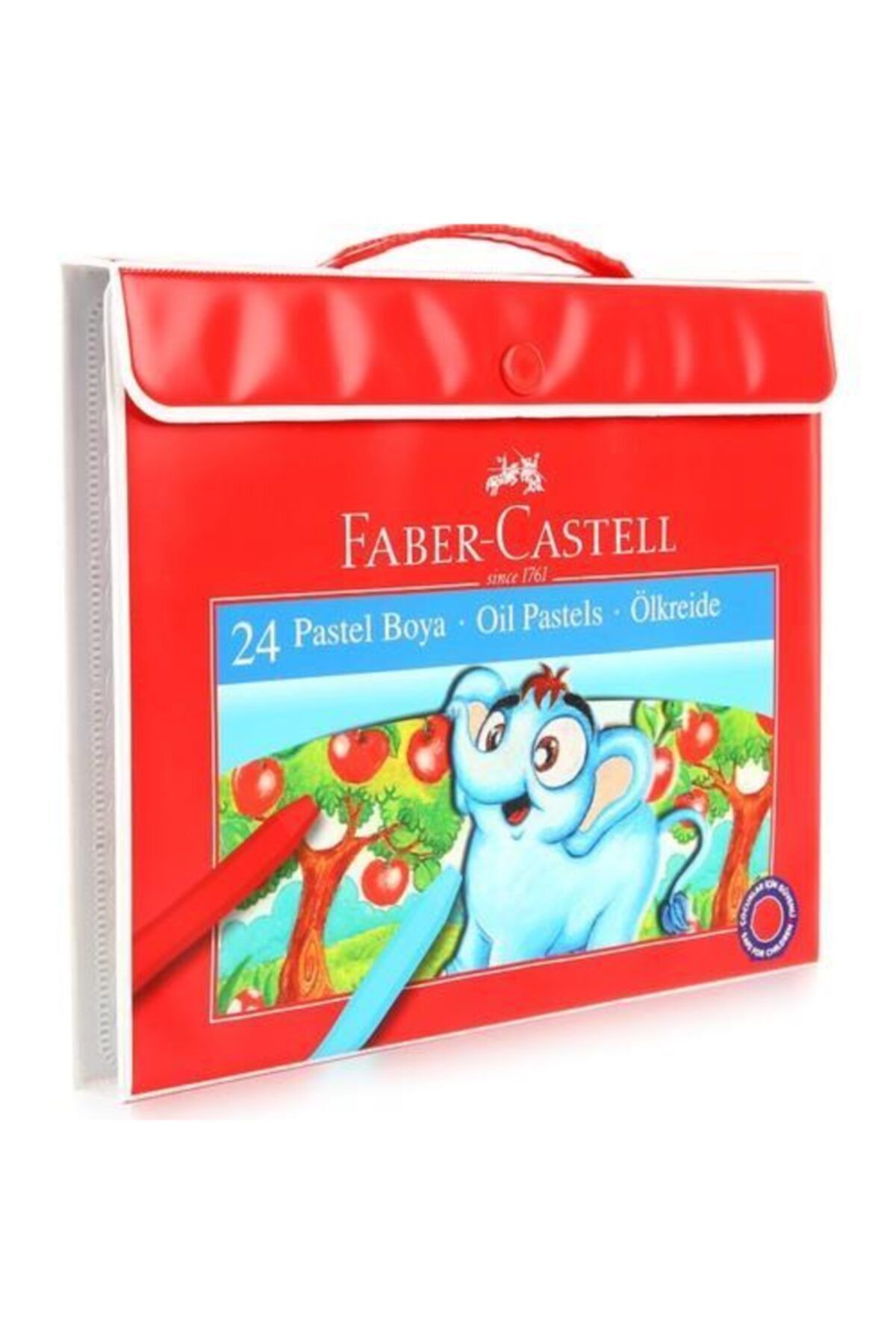 Faber Castell Faber-castell Pastel Boya Çantalı Köşeli 24 Renk 5281 125125