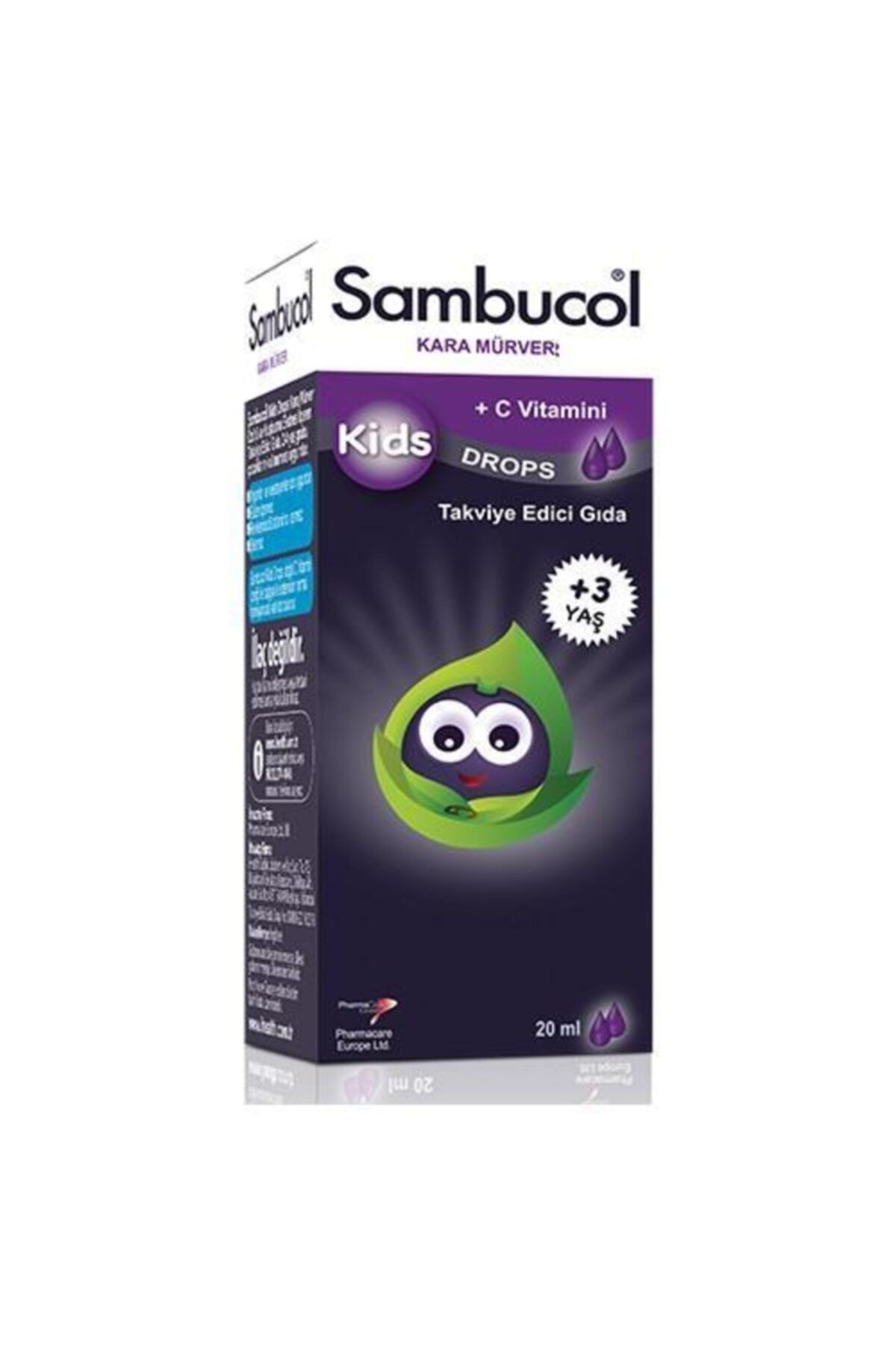 Sambucol Kara Mürver Kids +c Vitamini Drops 20 ml
