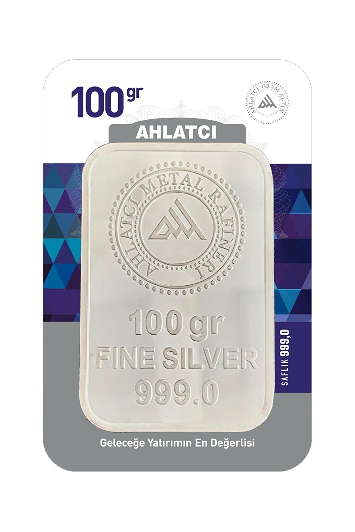 Ahlatcı 100 Gram Külçe Gümüş