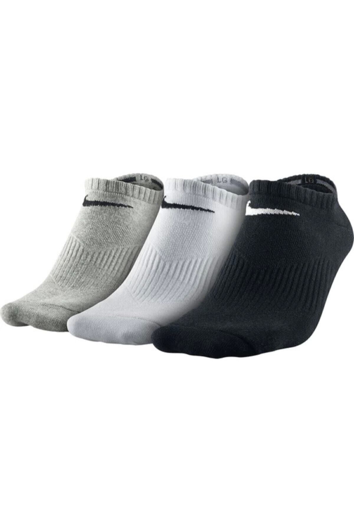 Nike Unisex Siyah Sx4705-901 3 lü Çorap Seti