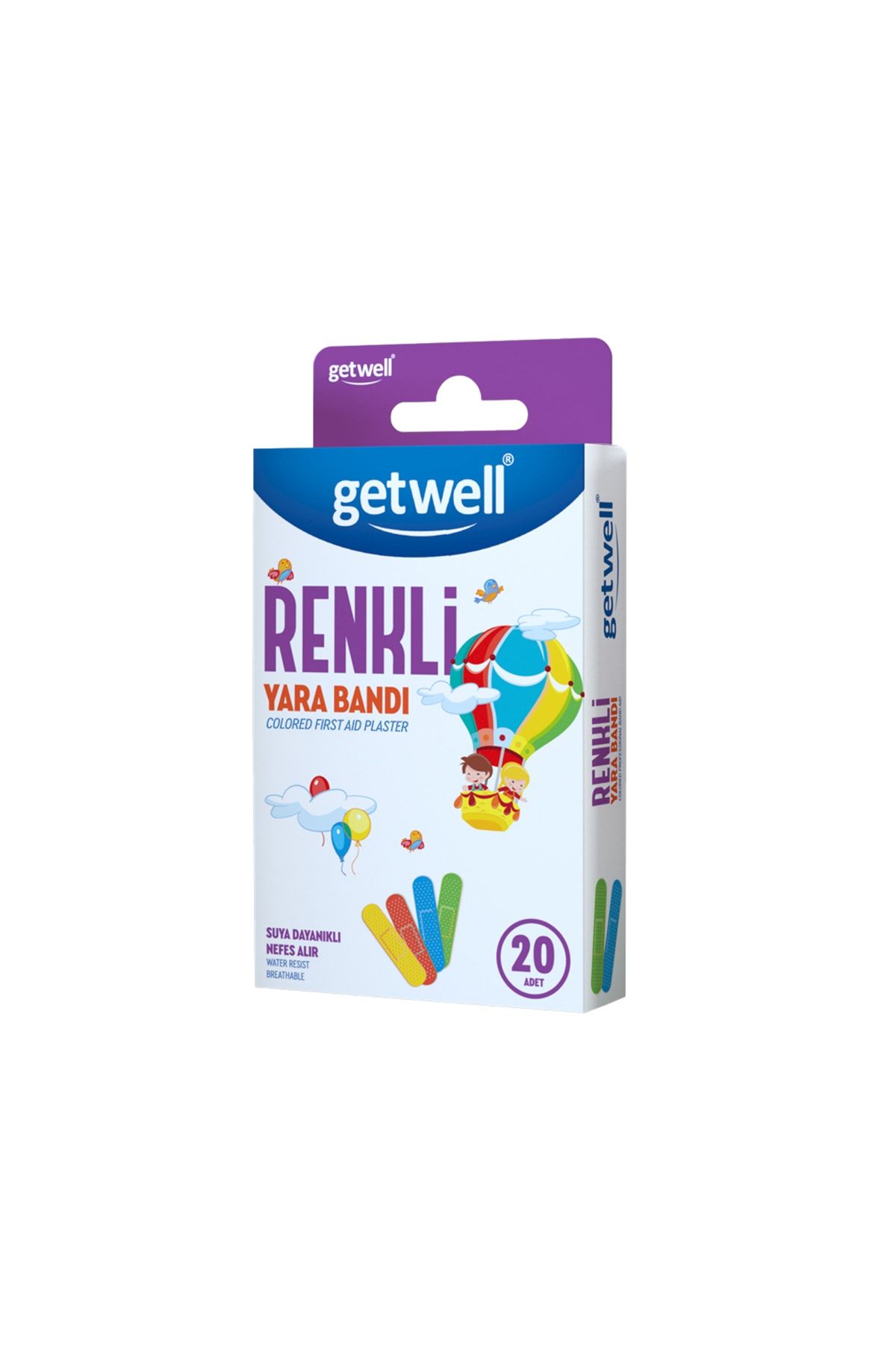 Getwell Getweell Renkli Yara Bandı 20 Adet