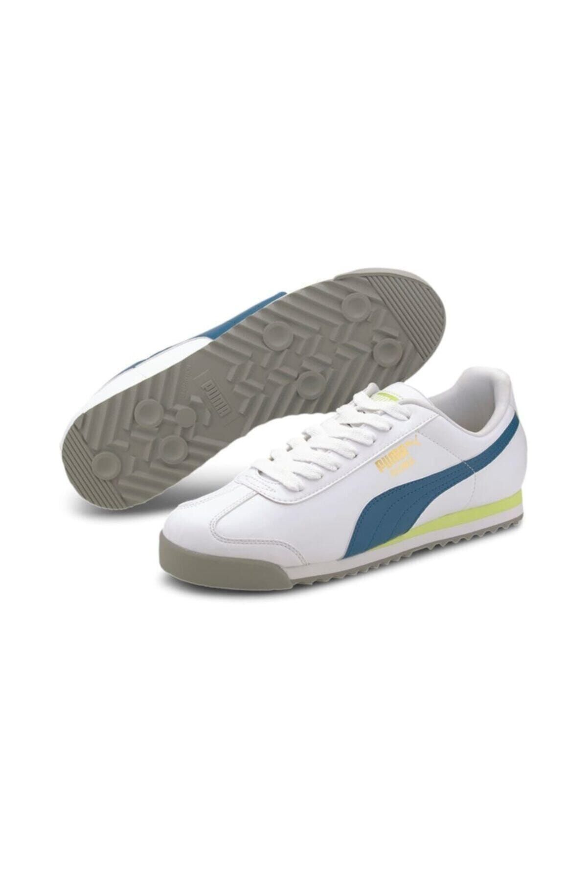 Puma Roma Basic White Digi Blue Günlük Spor Ayakkabı