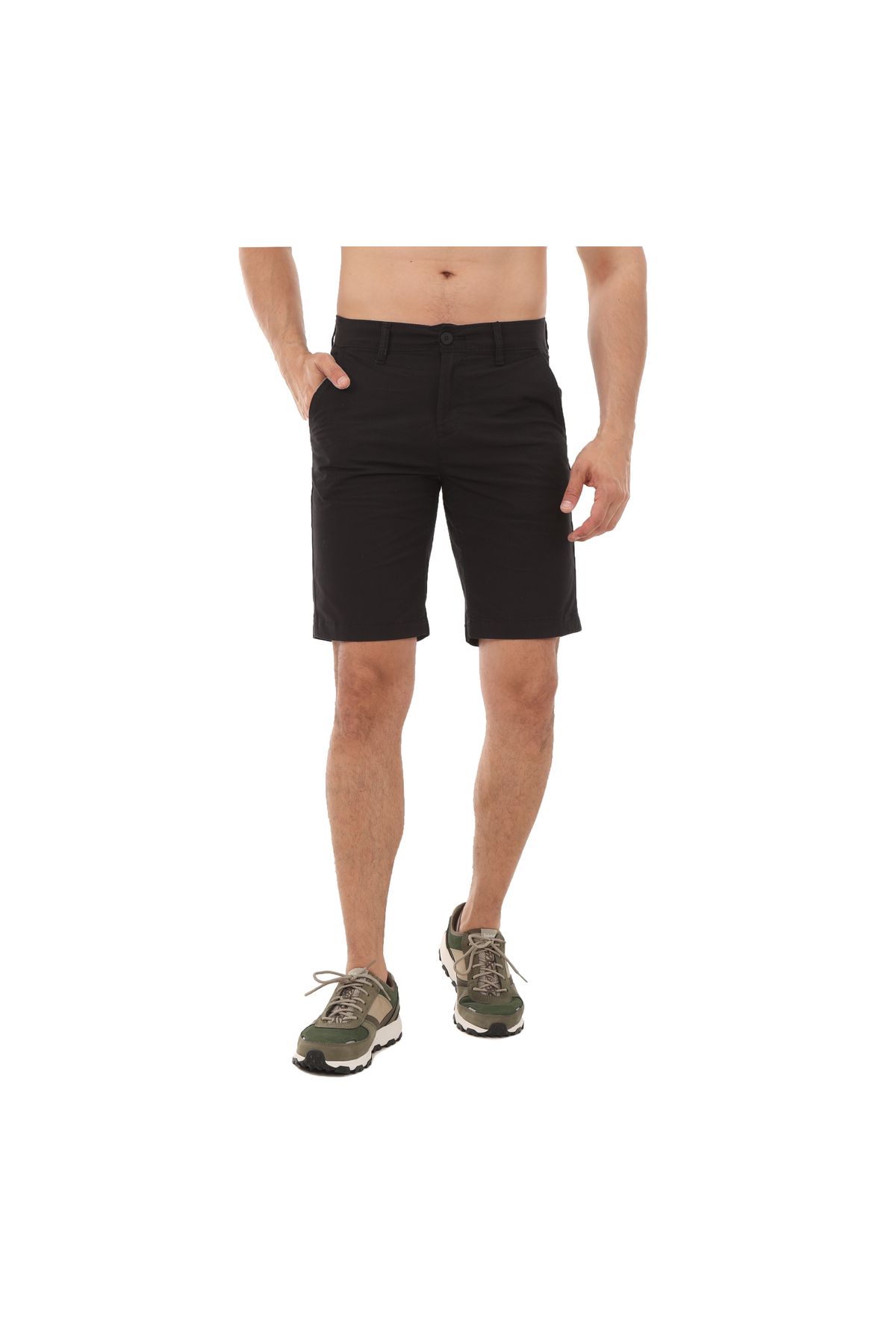 Timberland B0A5U2K0011-R Timberland Poplin Chino Short Erkek Şort Ve Kapri Siyah