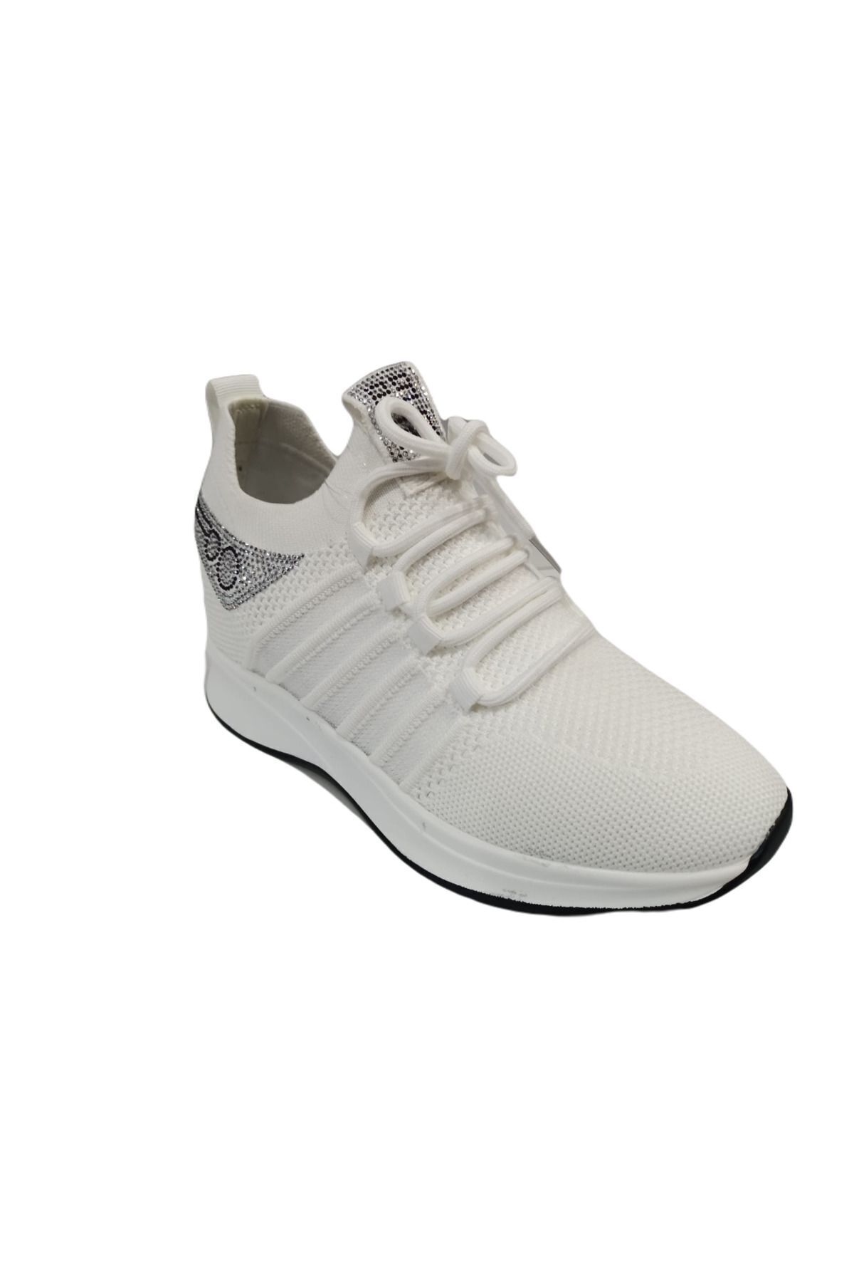 MP M.P 241-1669 Beyaz Yüksek Gizli Dolgu Faylon Hafif Taban İthal Spor Ayakkabı