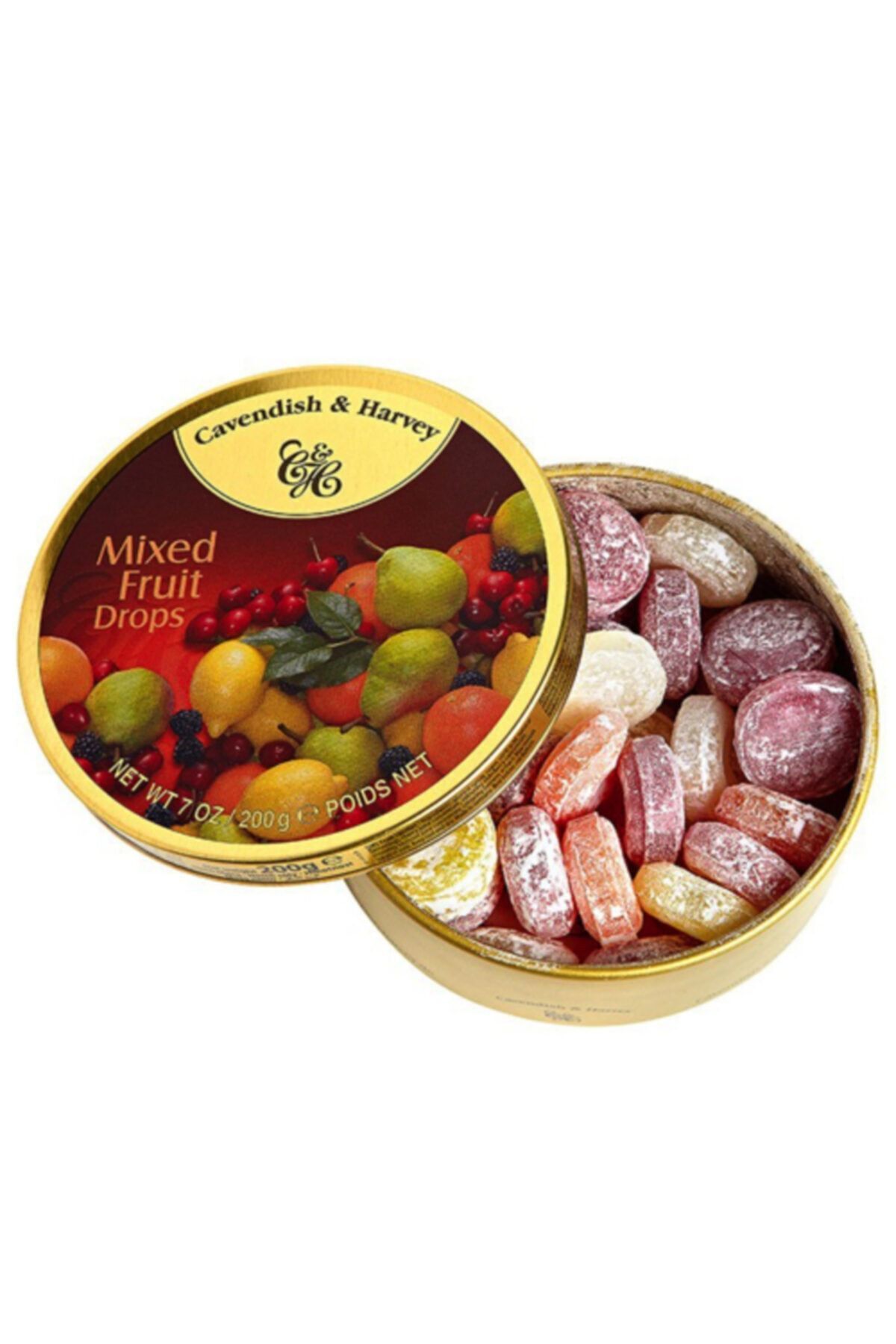 Cavendish & Harvey Mixed Fruit Drops Karışık Meyve Şekerleri