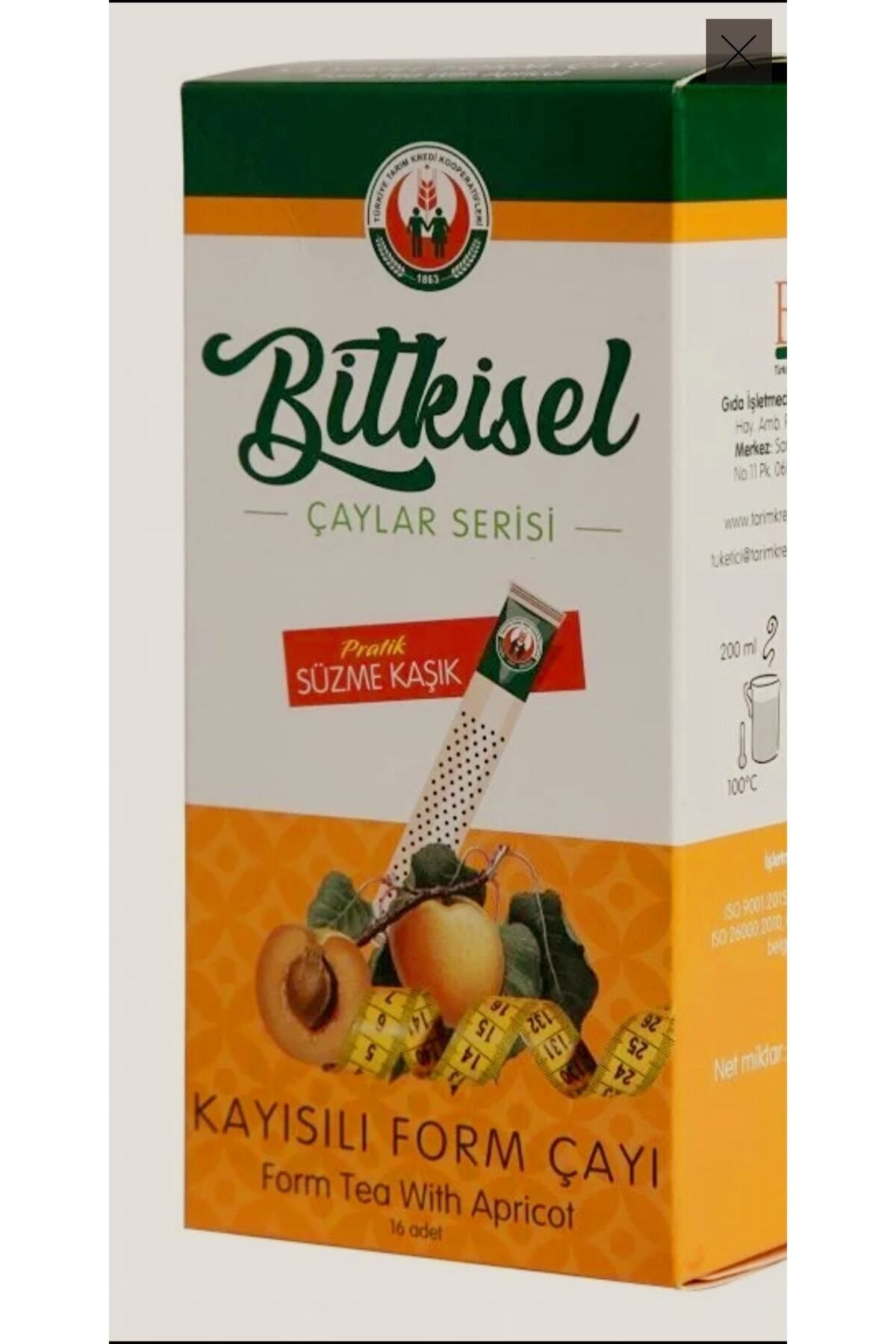 Türkiye Tarım Kredi Kooperatifleri Doğal Bitkisel Form Çayı Detox Çayı