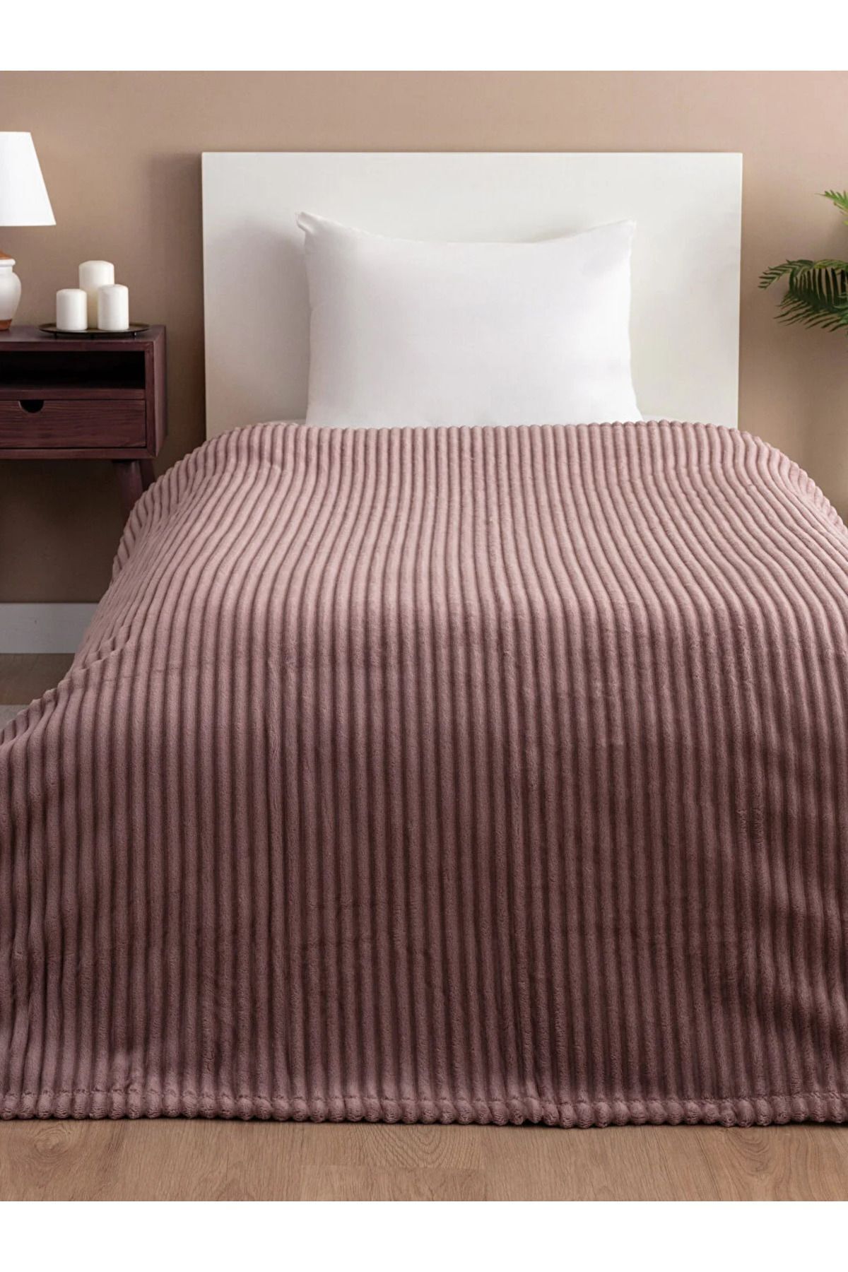 LC Waikiki LCW HOME Wellsoft Fitilli Tek Kişilik Battaniye 150x200 Cm