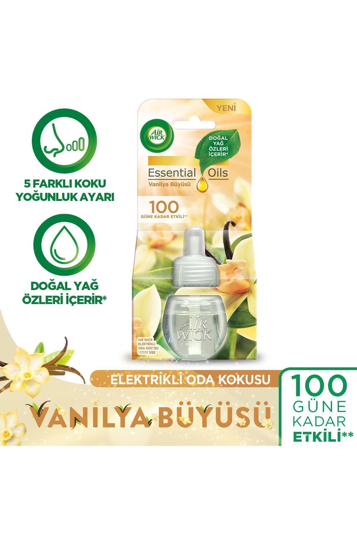 Air Wick Elektrikli Oda Kokusu Yedek Şişe Vanilya Büyüsü