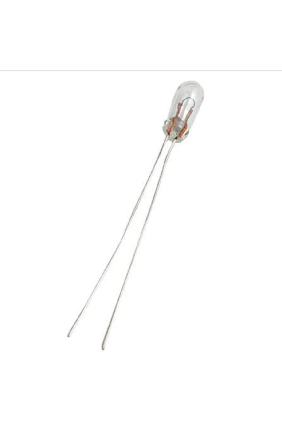 ZEMBİL 12v T5 Kıl Bacak Tel Bacak Kılçık 1.5w Dipsiz Ampul (10 Adet)